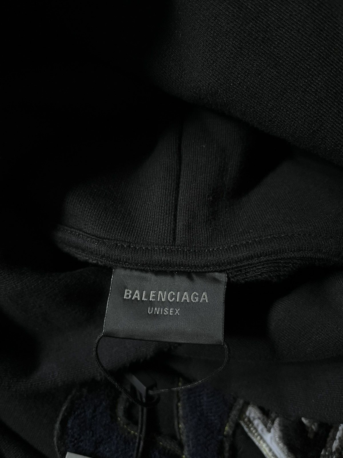 Balenciaga Balenciaga Skater hoodie black distressed rare Size US XL / EU 56 / 4 - 15 Thumbnail