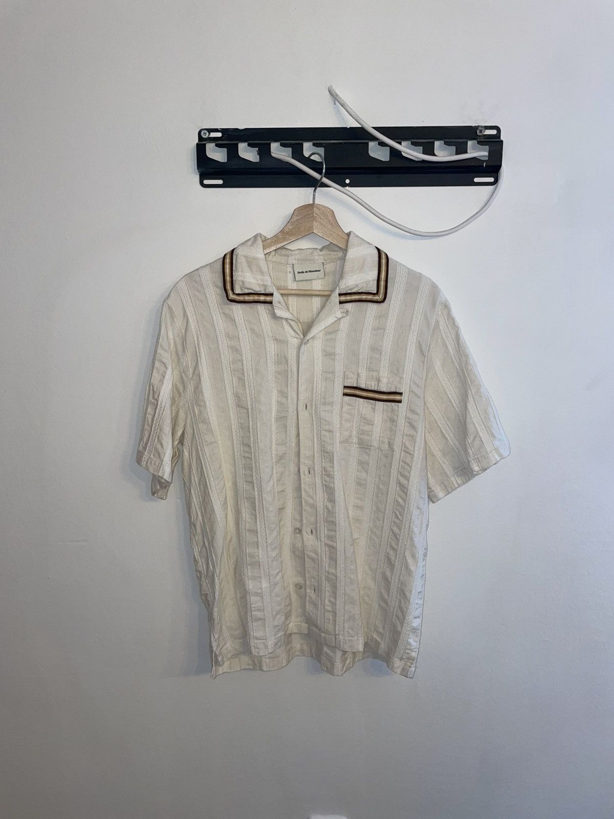 Drole De Monsieur Beige Drole De Monsieur Button Up Shirt Size US L / EU 52-54 / 3 - 1 Thumbnail