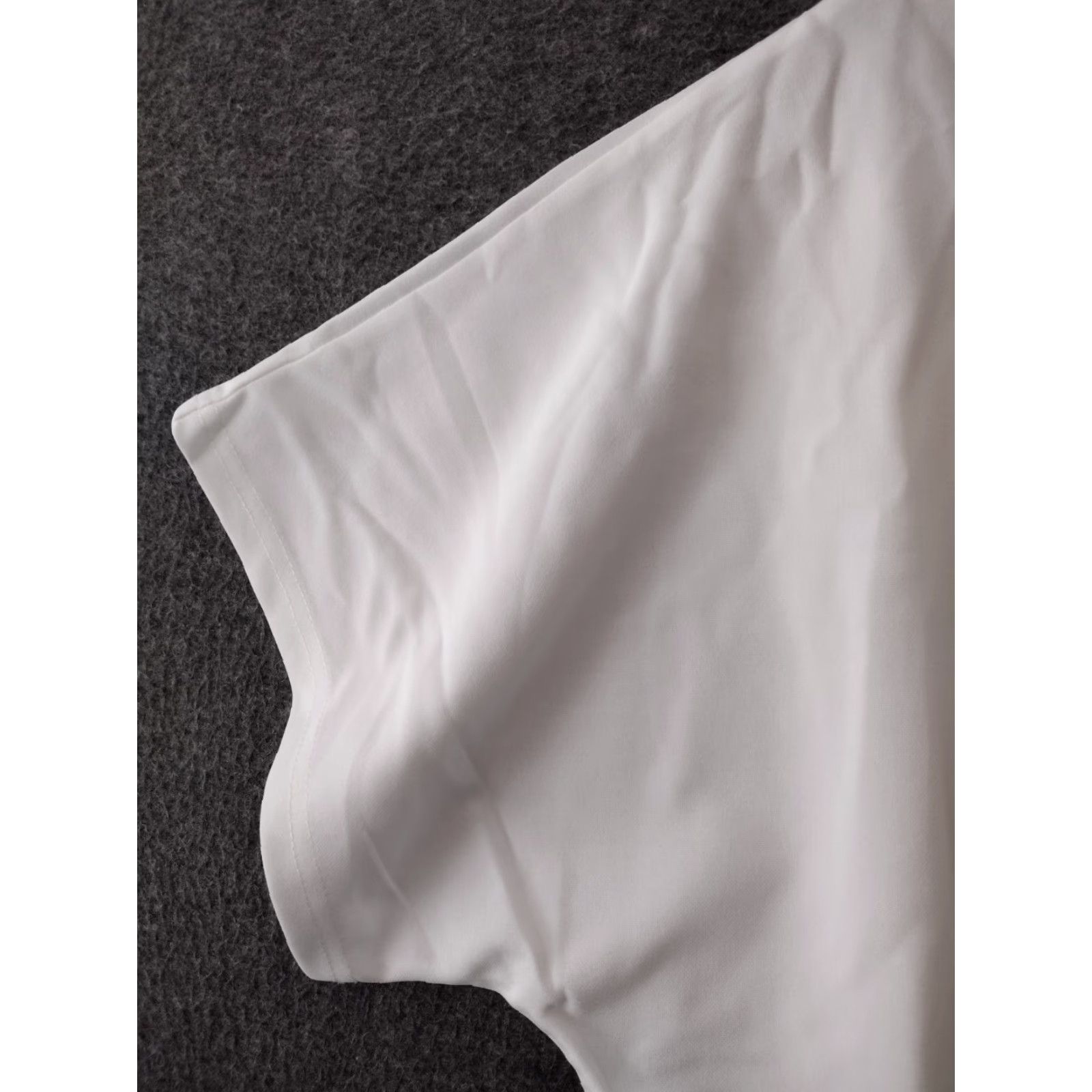 Vintage Unbranded Women's Paper Bag Short Sleeve Romper White S Size 28" / US 6 / IT 42 - 7 Thumbnail