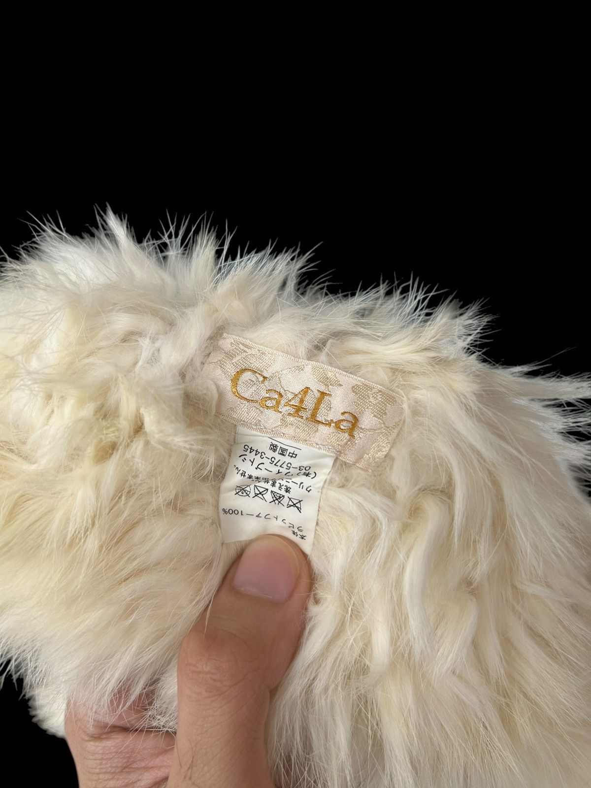 Japanese Brand × Kapital × Vintage CA4LA Mohawk Fake Hair Fur Rare Beanie Hats ☠️☠️ Size ONE SIZE - 4 Thumbnail