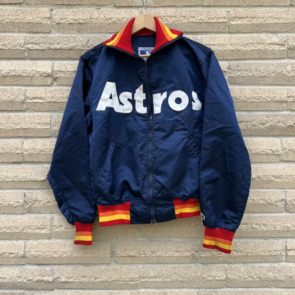 Starter Vintage 1980's Houston Astros Windbreaker Starter Jacket S Size US S / EU 44-46 / 1 - 1 Thumbnail