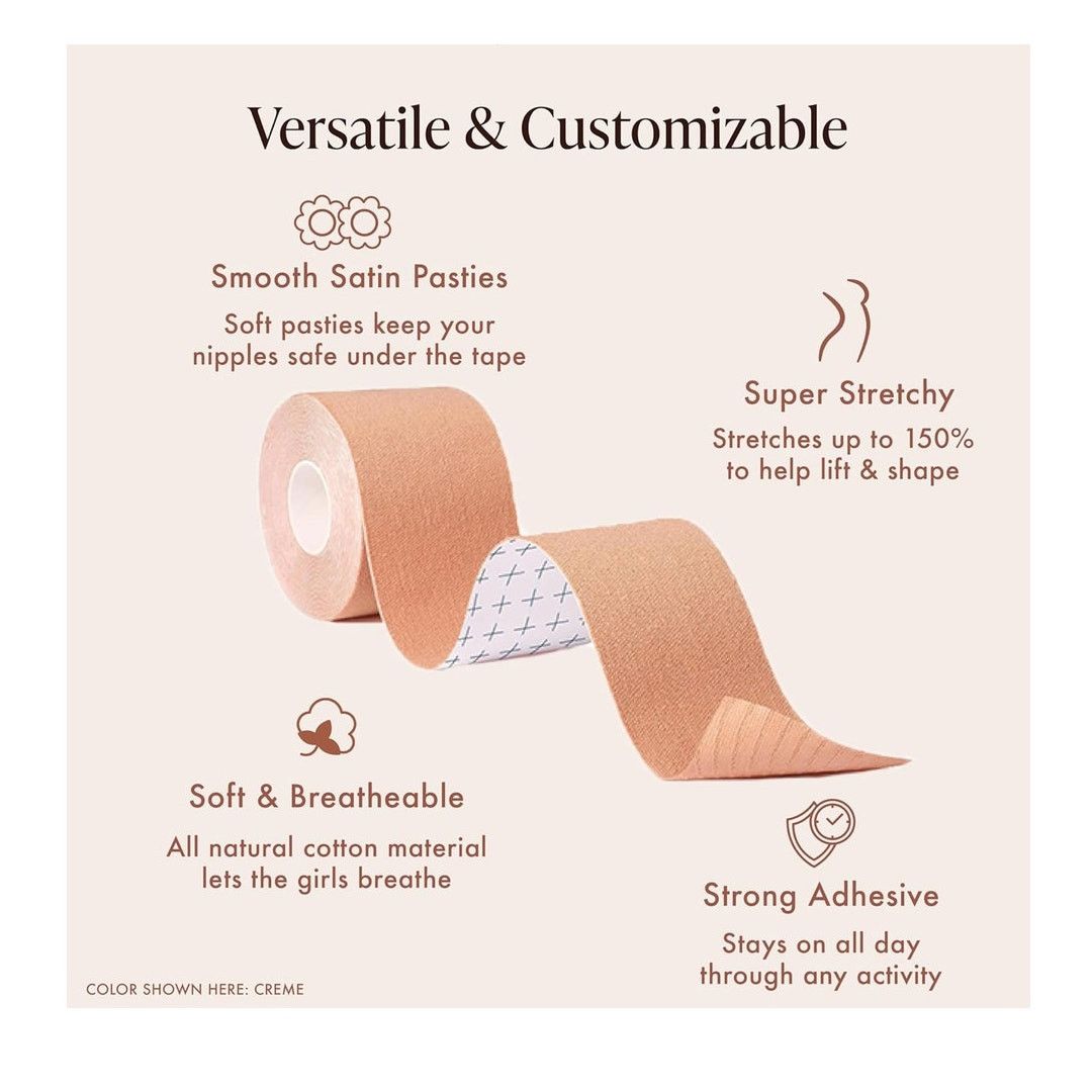 Unknown London BARE BABE Invisible Nipple Covers and Adhesive Tape Cocoa Size ONE SIZE - 4 Thumbnail