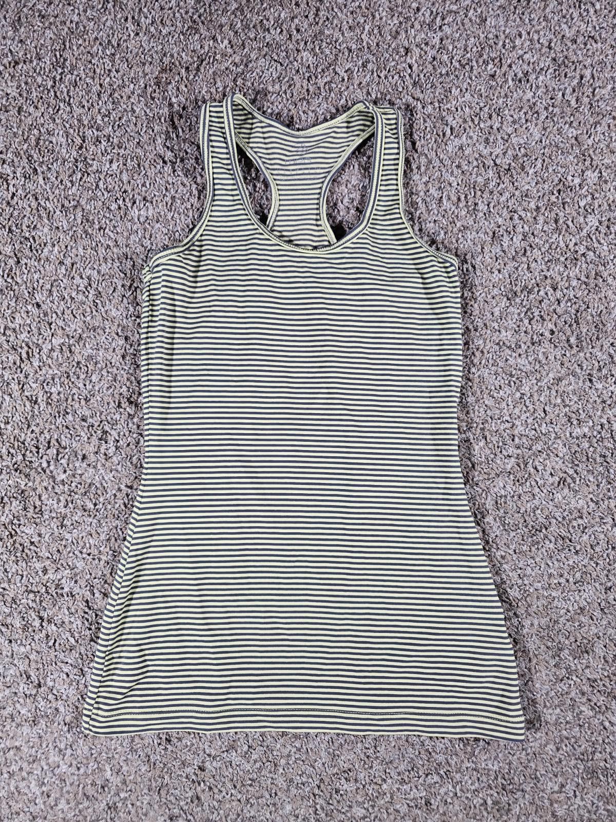 Other MPG yellow Gray Striped Athletic Tank Top Size M / US 6-8 / IT 42-44 - 1 Thumbnail
