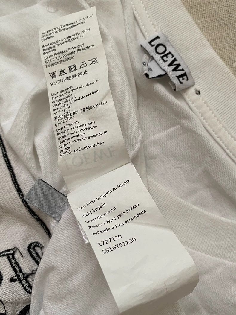 Loewe LOEWE Short sleeve T-shirt Size S / US 4 / IT 40 - 9 Thumbnail