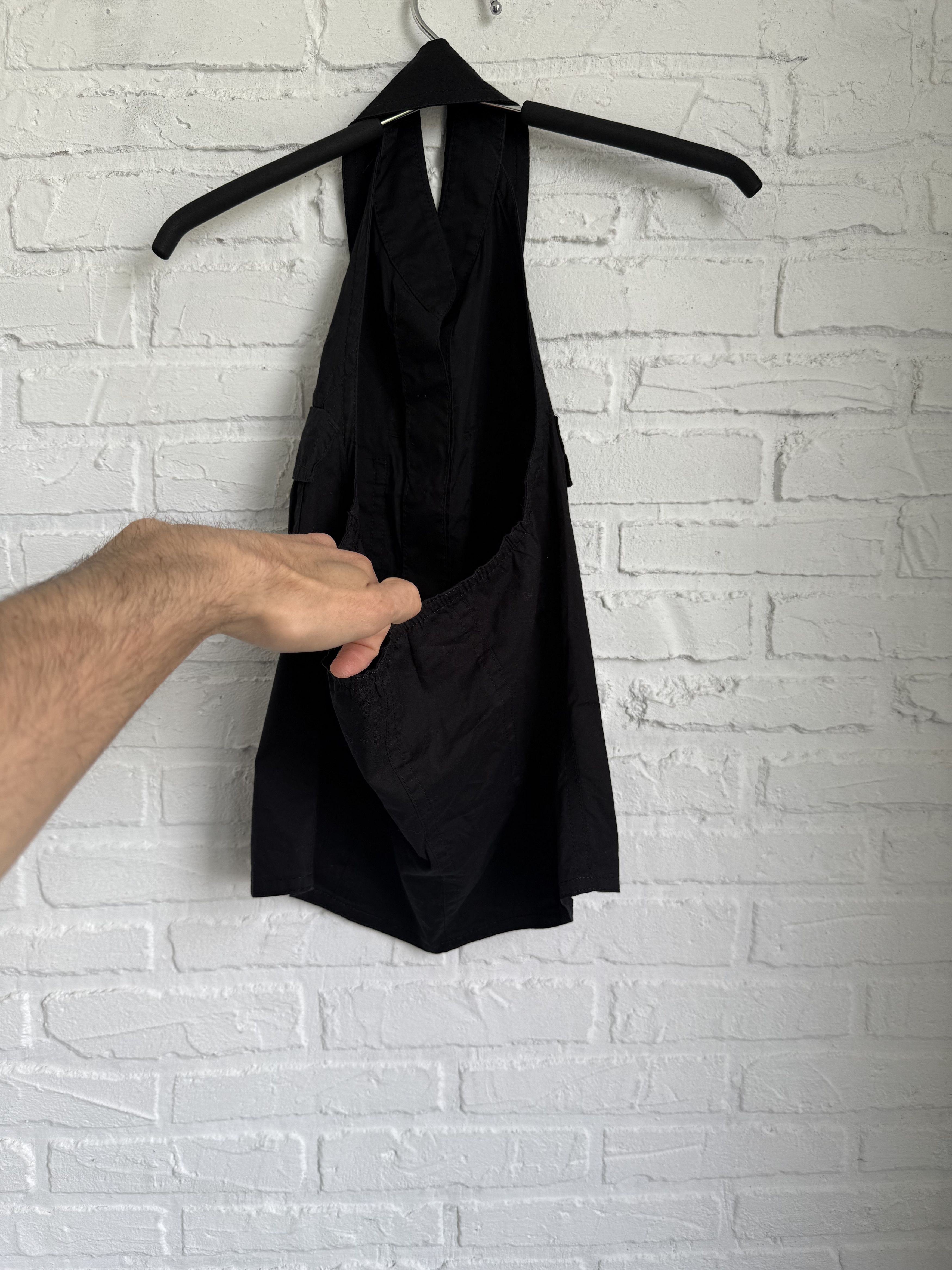 Japanese Brand Avantgarde Novespazio Noboru Yamafuji open back vest Size S / US 4 / IT 40 - 2 Thumbnail