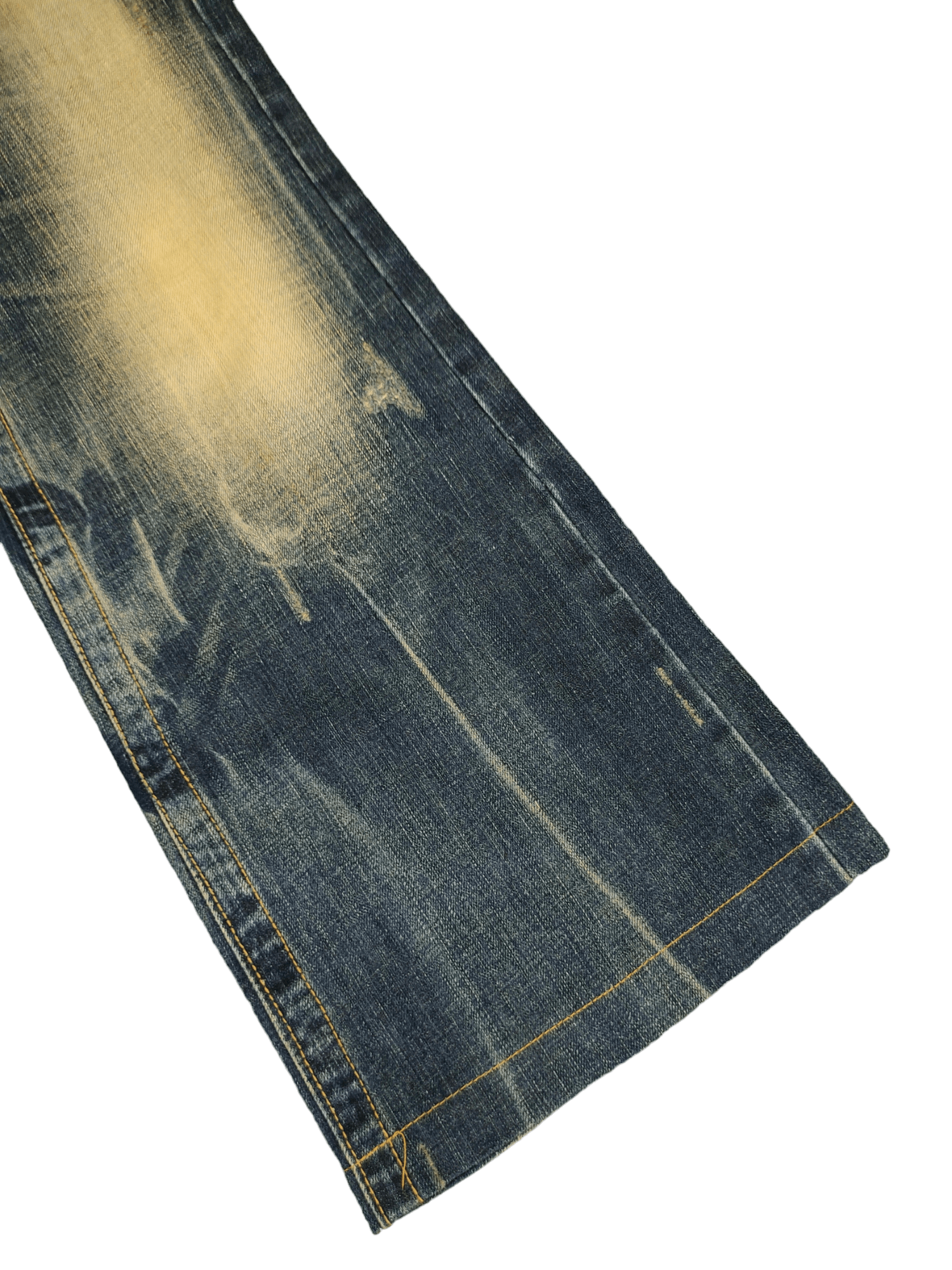 If Six Was Nine Flare Jeans Studio RP Faded Bootcut Low Rise Jpg Style Size US 27 - 17 Thumbnail
