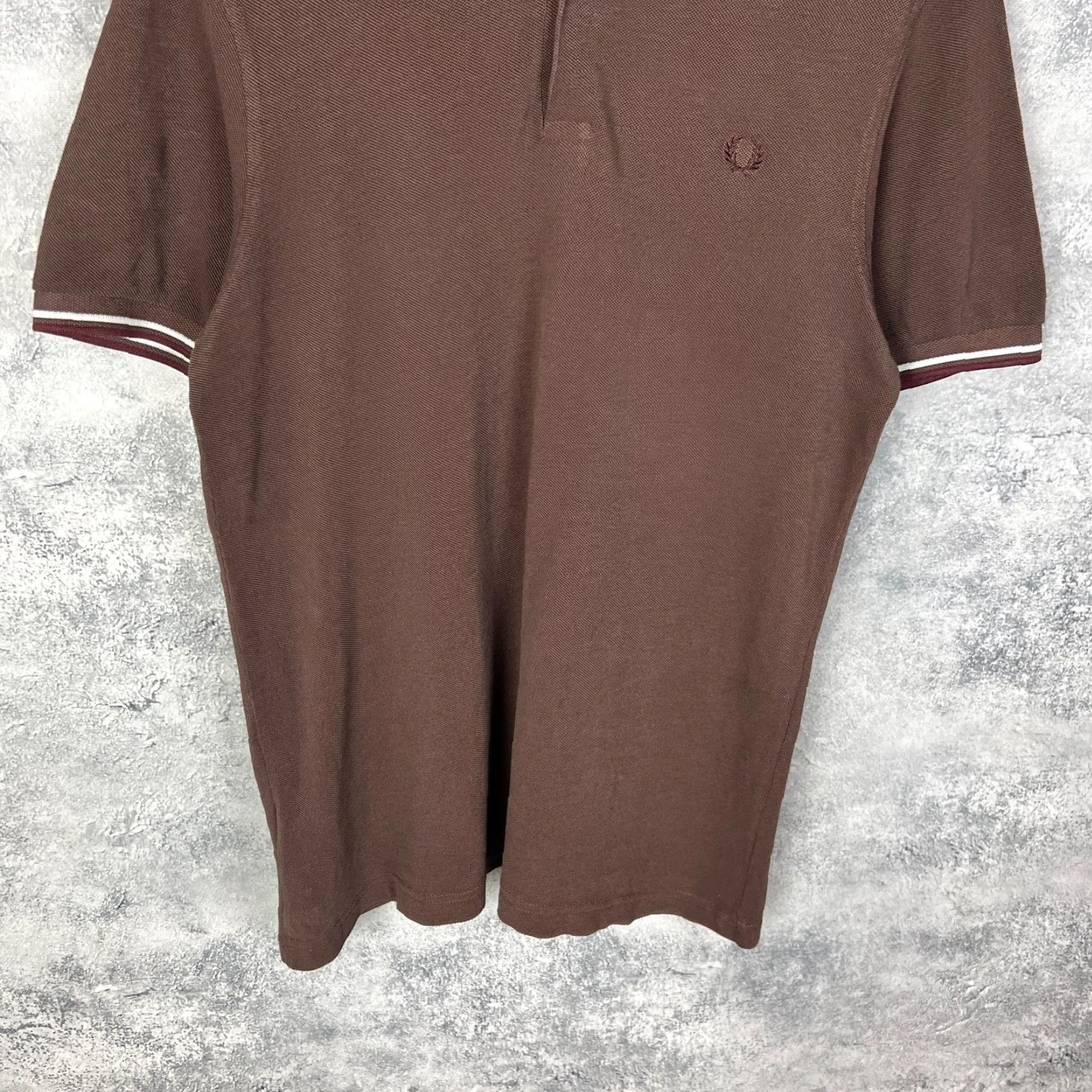 Fred Perry Fred Perry Polo Shirt Men Brown Cotton Short Sleeve M Size US M / EU 48-50 / 2 - 3 Thumbnail