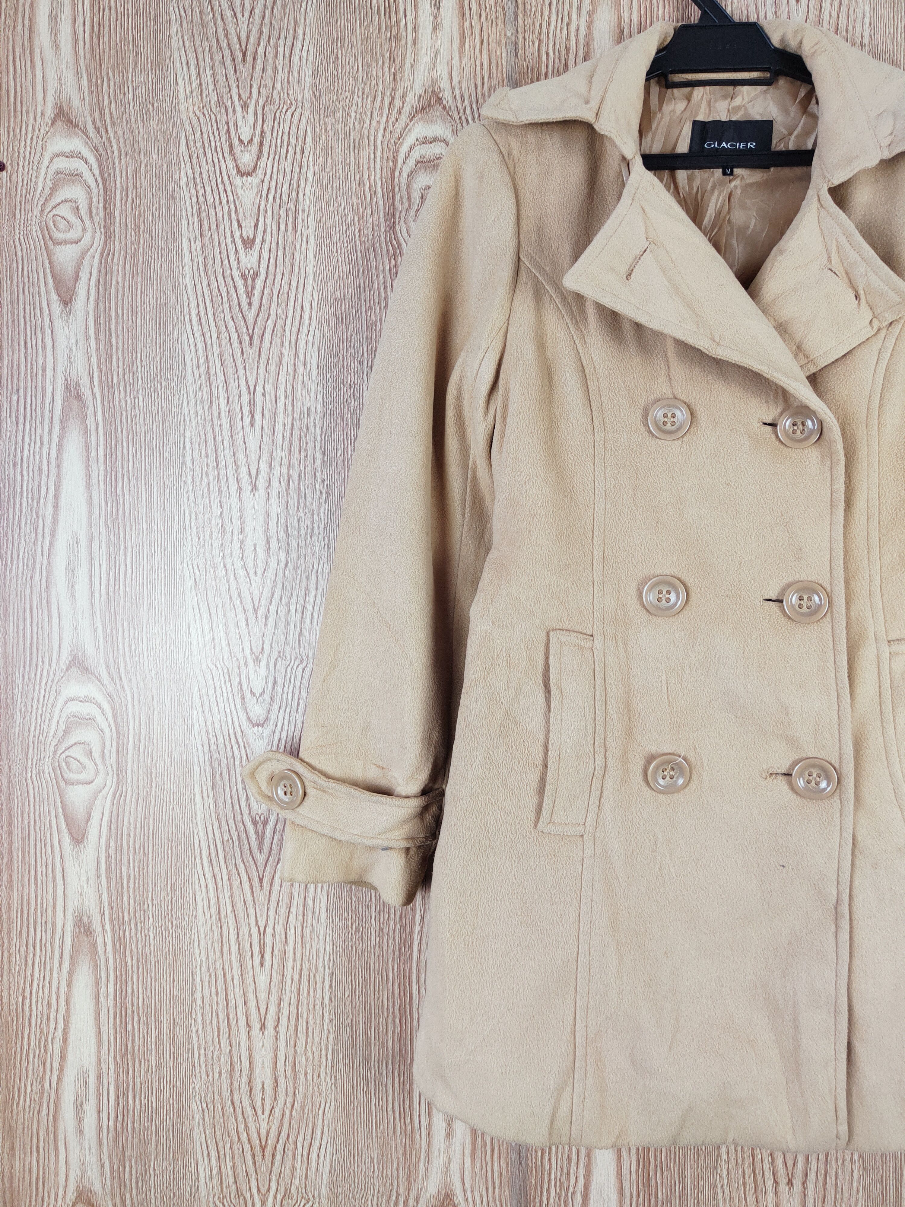 Japanese Brand × Vintage Glacier Brown Coats (Winter Comfortable fabric) Size M / US 6-8 / IT 42-44 - 3 Thumbnail