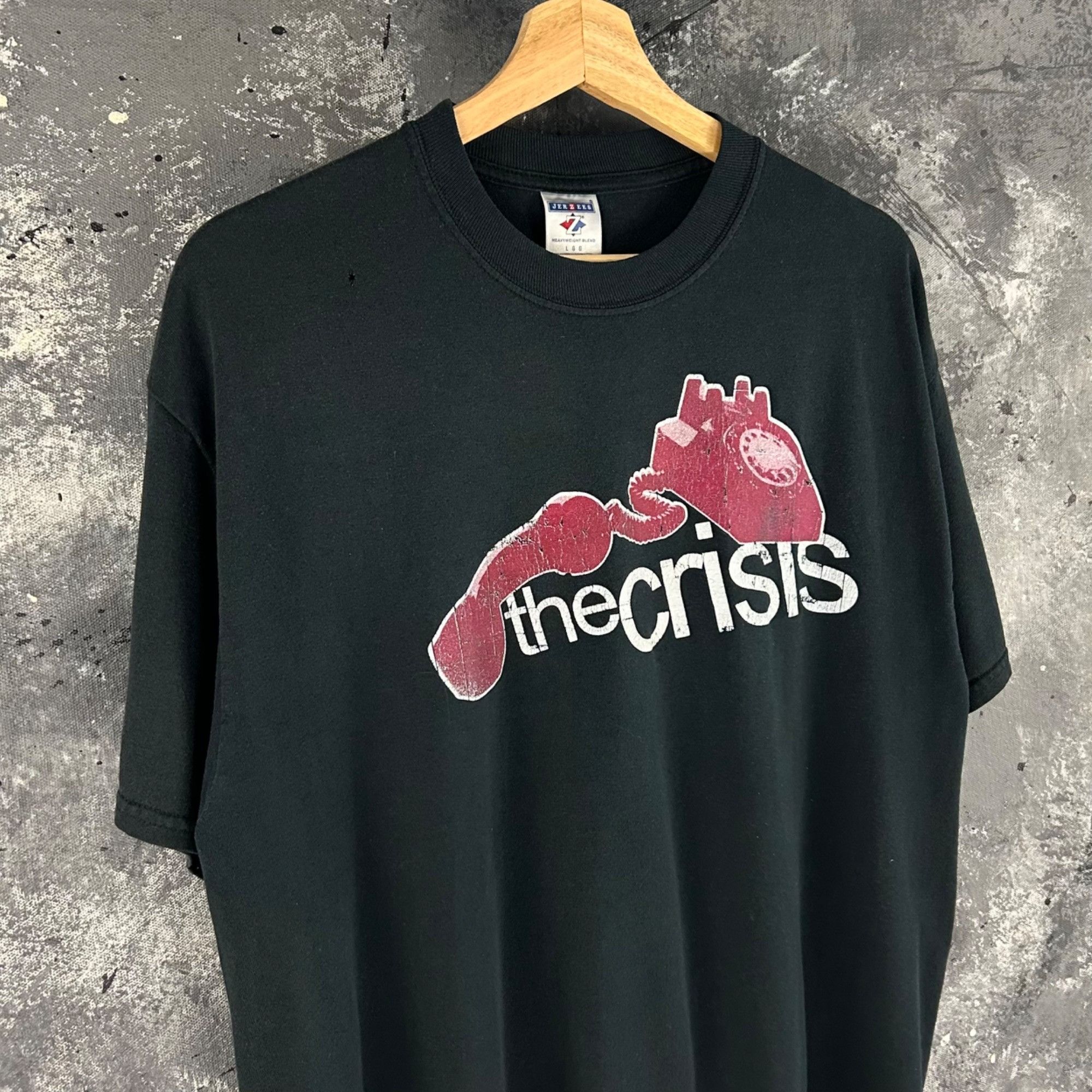 Vintage Vintage Y2K The Crisis telephone shirt Size US L / EU 52-54 / 3 - 2 Thumbnail