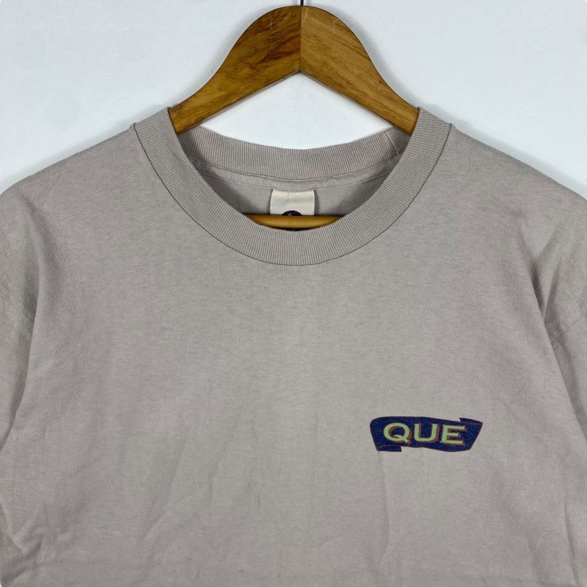 Vintage Vintage 90's QUE Special Extra Strength American Made Faded Size US M / EU 48-50 / 2 - 5 Thumbnail