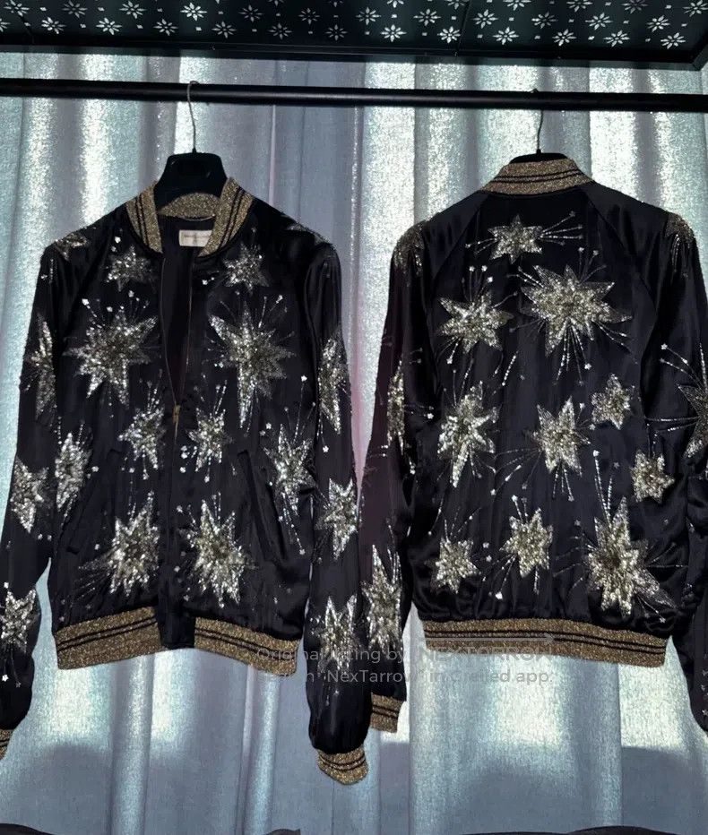 Saint Laurent Paris Saint Laurent Paris Black Firework Jacket Size US M / EU 48-50 / 2 - 3 Thumbnail