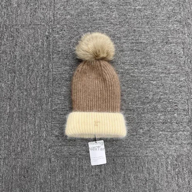 Louis Vuitton Louis Vuitton Logo Cashmere Cold Hat Size ONE SIZE - 2 Thumbnail