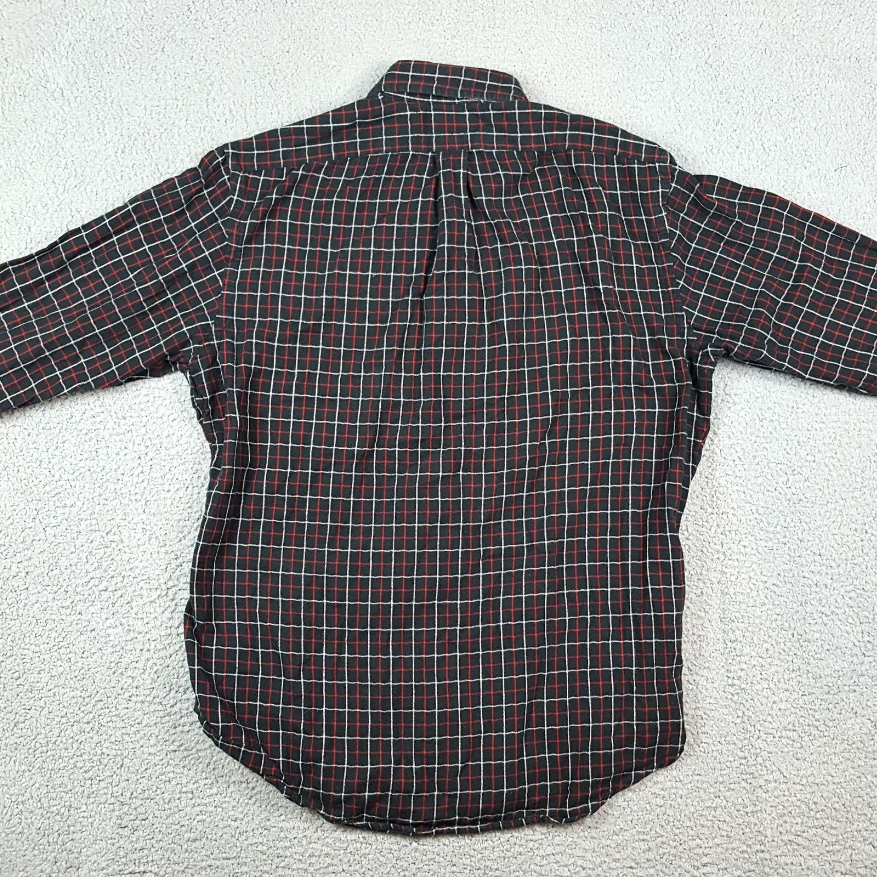 Ralph Lauren Vintage Ralph Lauren Men's Button-Down Shirt L Fall Casual Preppy Plaid Cotton Red Size US L / EU 52-54 / 3 - 6 Thumbnail