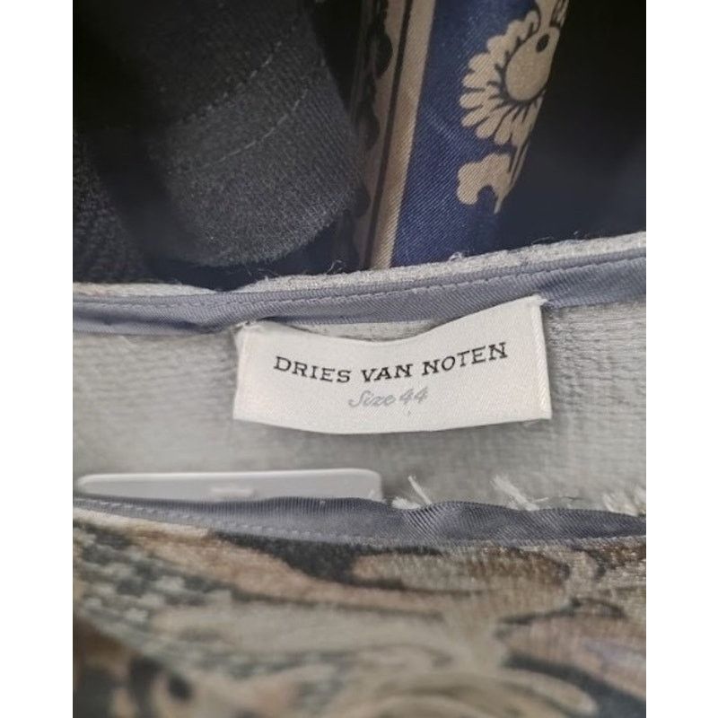 Dries Van Noten Dries Van Noten Wool & Silk Floral Print Midi Dress EU44 Size L / US 10 / IT 46 - 5 Thumbnail