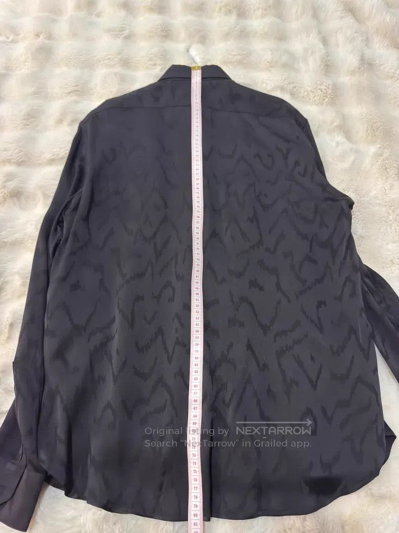 Saint Laurent Paris Saint Laurent Paris Silk shirt with subtle patterns Size XS / US 0-2 / IT 36-38 - 9 Thumbnail