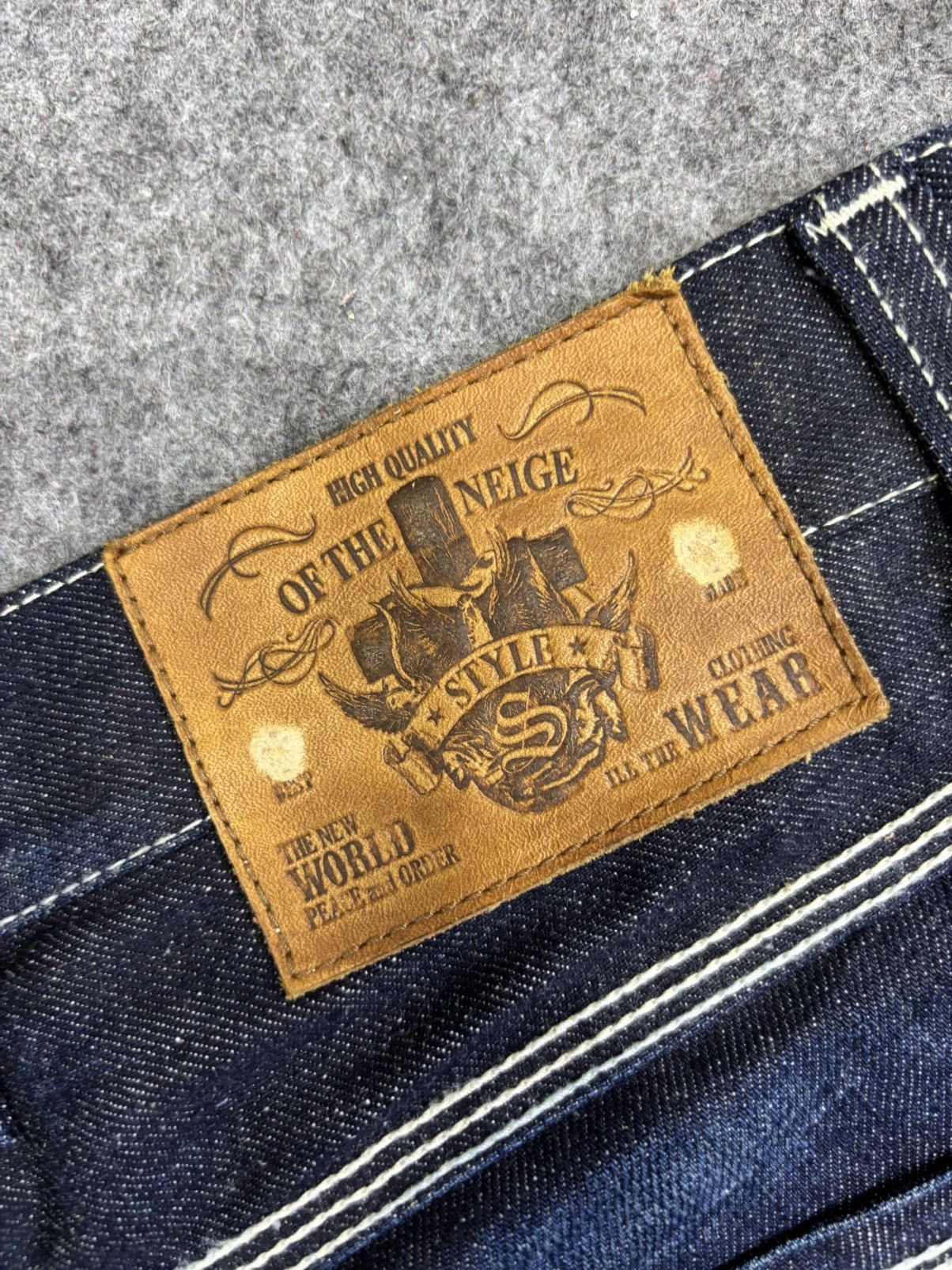 Japanese Brand 💥Flare💥Insane Style Of The Niege Raw Fades Denim K19 Size US 32 / EU 48 - 12 Thumbnail