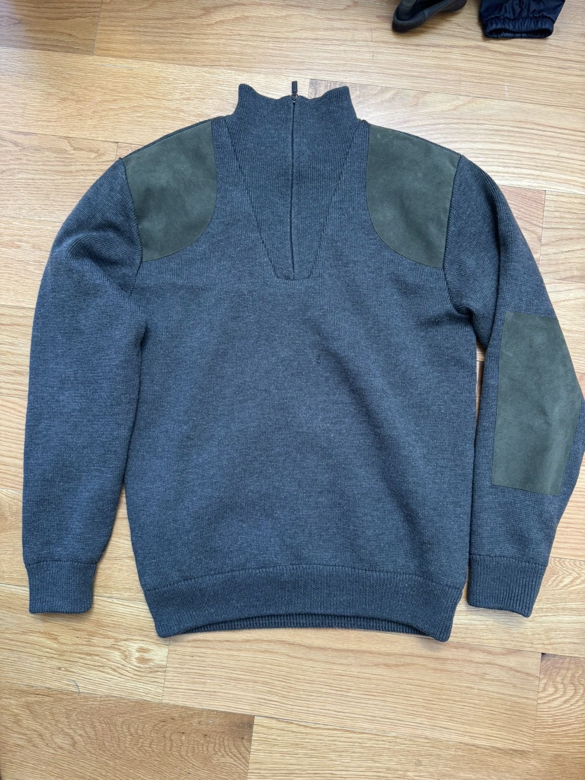 Barbour Barbour Storm Half Zip Loden Wool Pullover Sweater - Medium Size US M / EU 48-50 / 2 - 1 Thumbnail