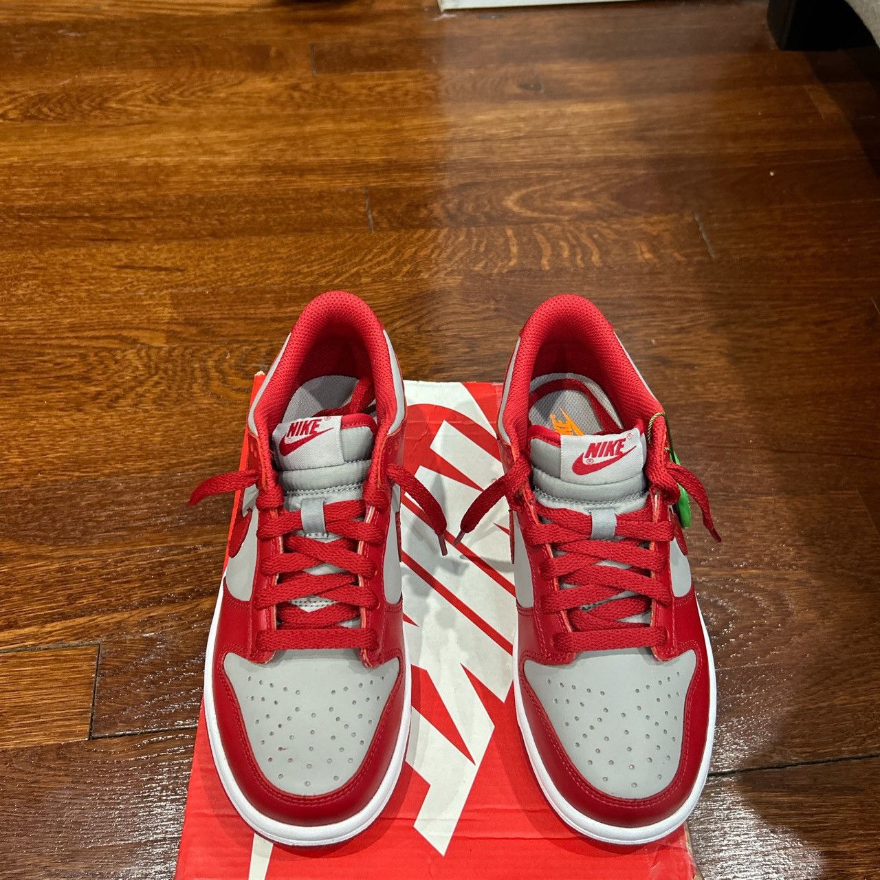 image of Nike Dunk Low Unlv Shoes in Red, Women's (Size 4.5)