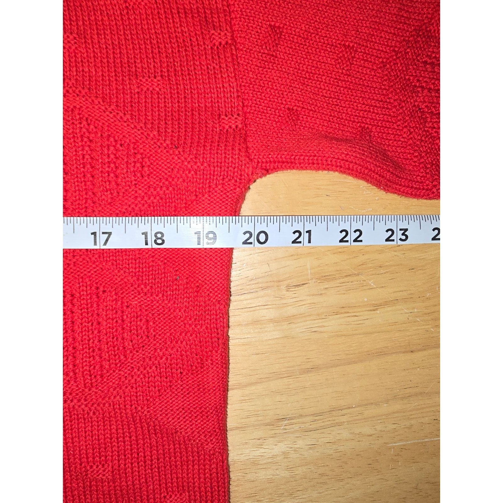 Vintage Vintage Red Knitwear Sweater BBW Red Diamond Pattern 80s VTG Size M / US 6-8 / IT 42-44 - 7 Thumbnail