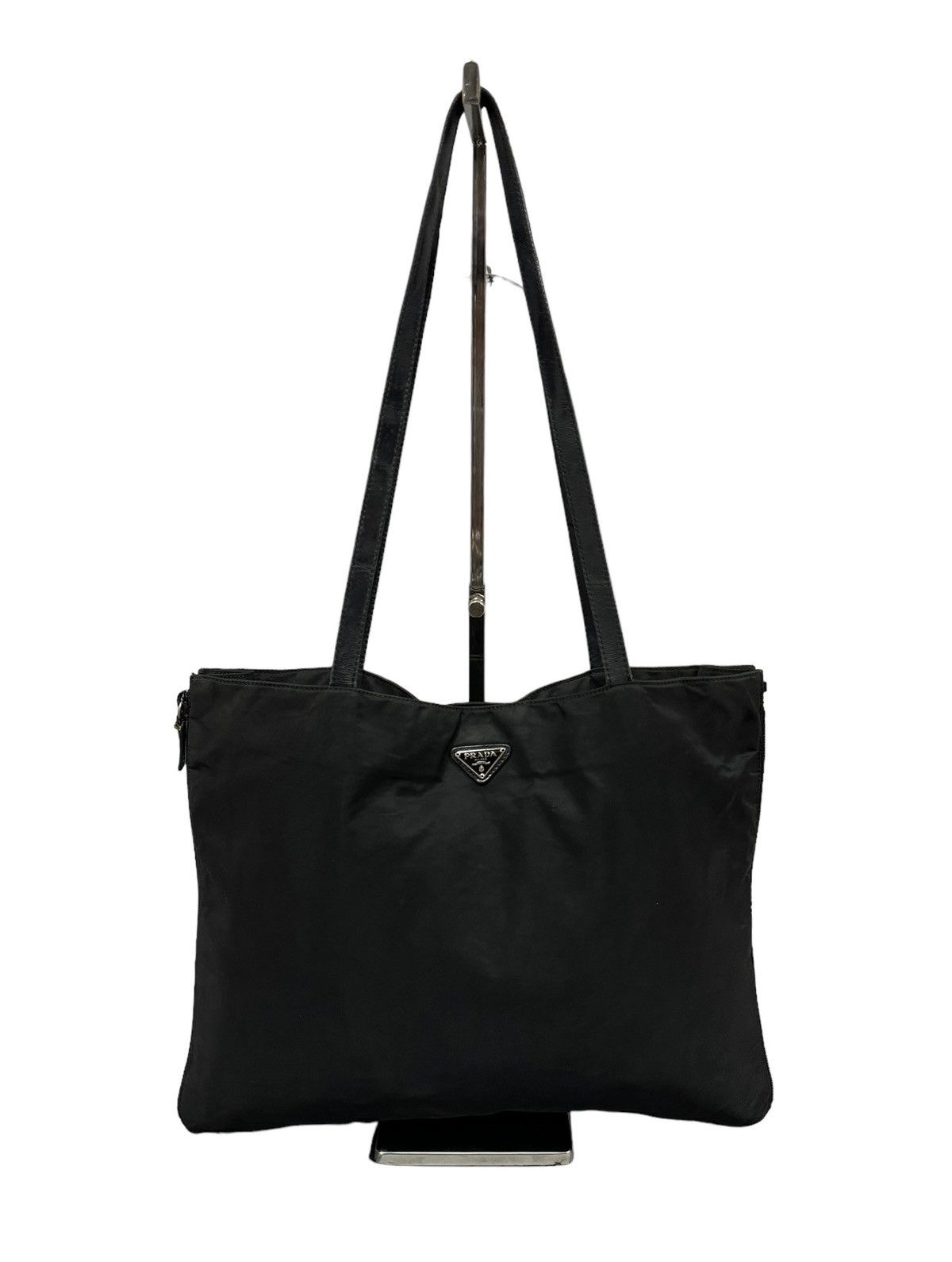 Prada Authentic🔥Prada Tessuto City Top Tote Zipper Expand Bag Size ONE SIZE - 4 Thumbnail