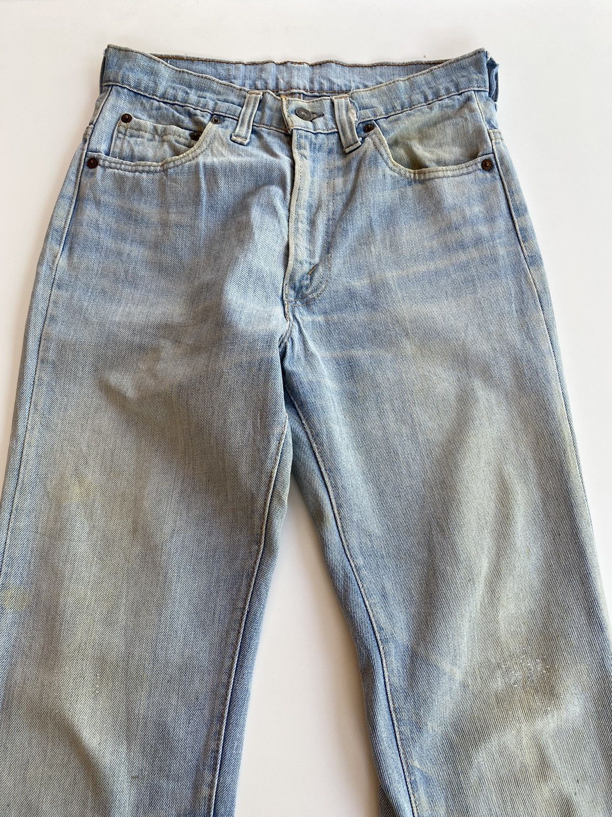 Levi's × Vintage Vintage Levis 501 Light Blue ( Zip Talon ) Size US 28 / EU 44 - 4 Thumbnail