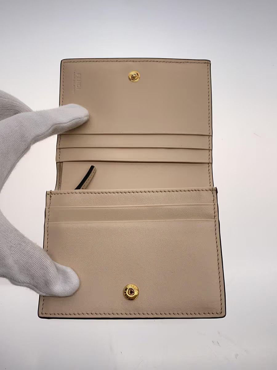 Fendi Fendi Bi-Fold Wallet Beige Size ONE SIZE - 4 Thumbnail