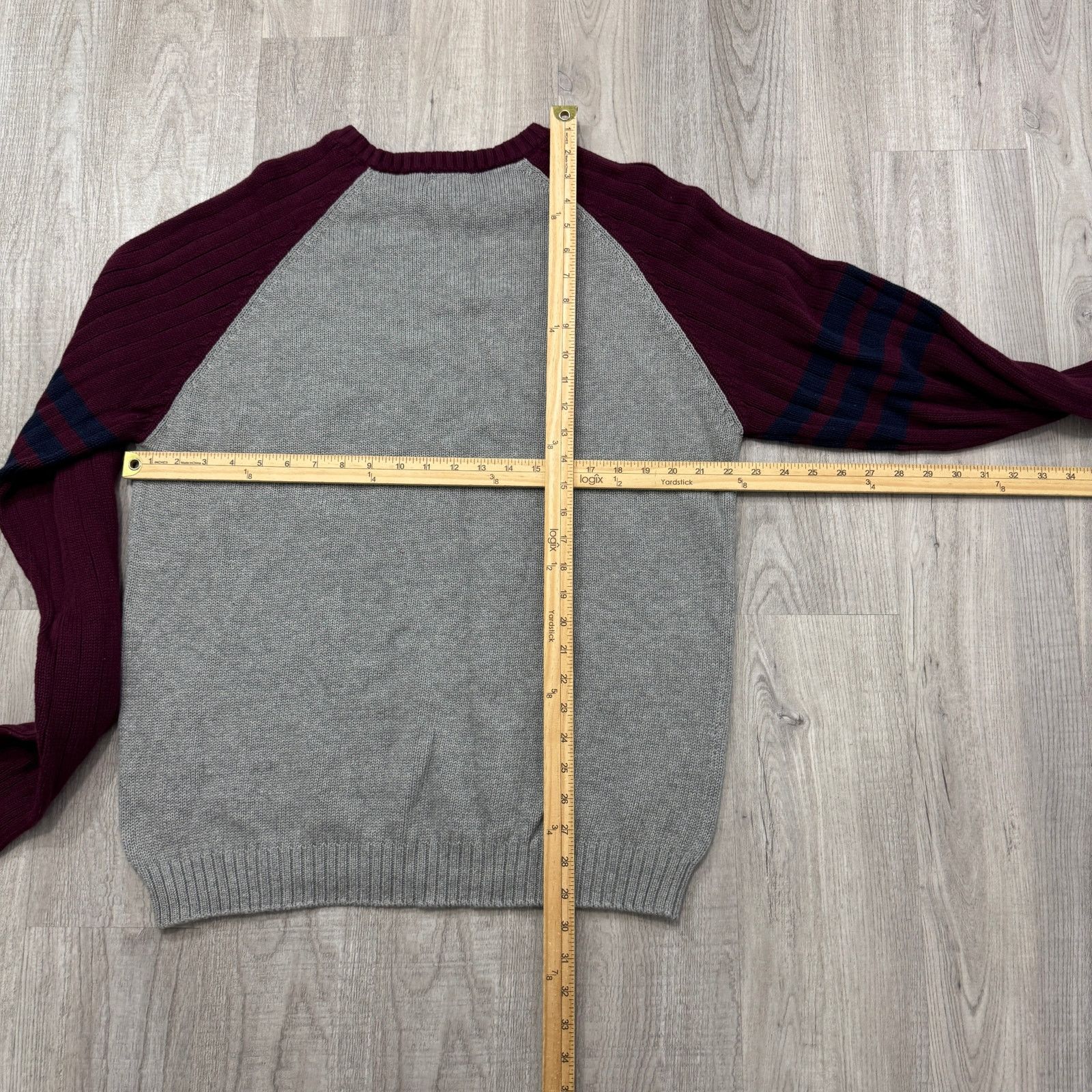 Vintage Vintage Route 66 Sweater Men's Large Gray Red Knit Crewneck Size US L / EU 52-54 / 3 - 6 Thumbnail