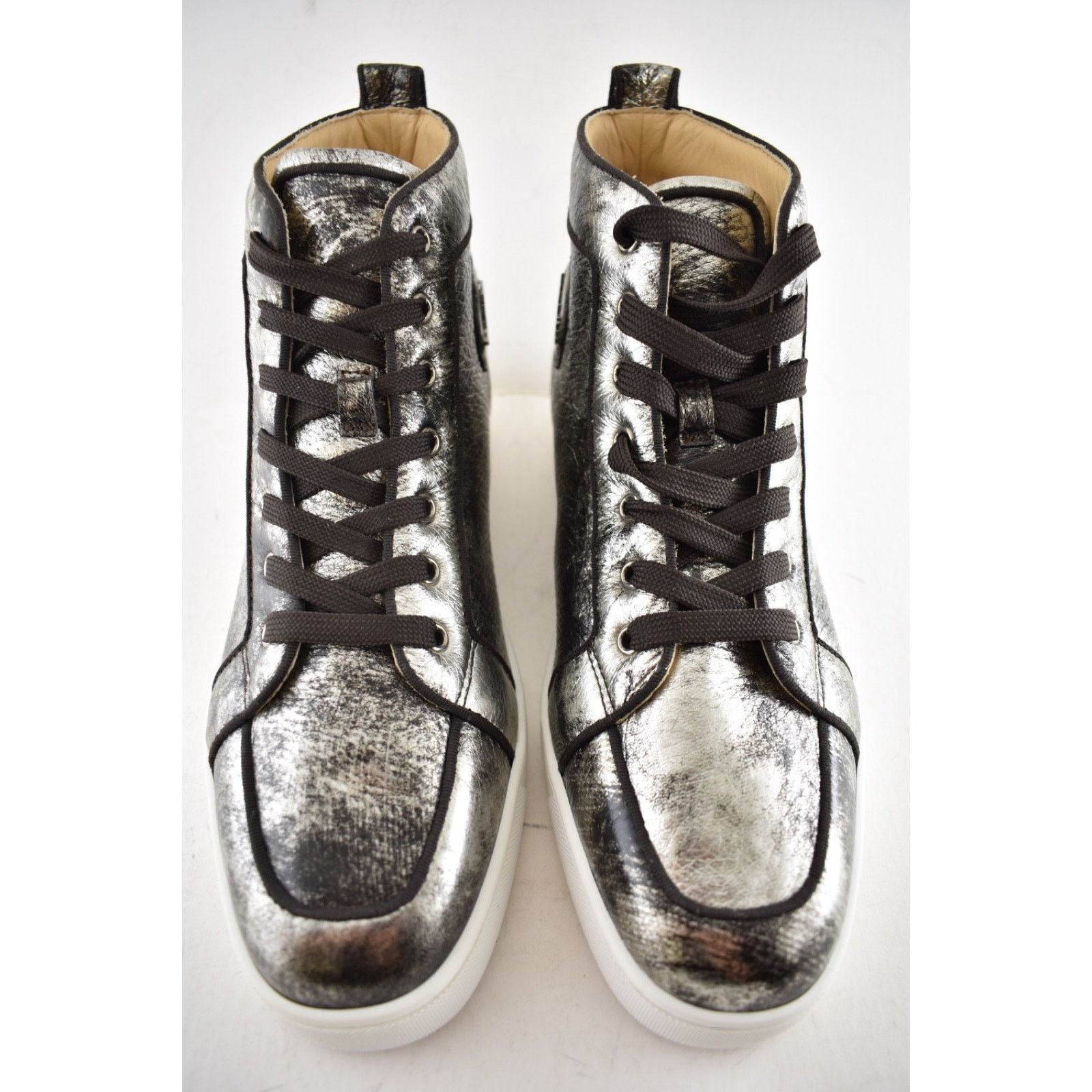 Christian Louboutin Christian Louboutin Mens Rantus Orlato Flat Silver Brown Size US 11 / EU 44 - 5 Thumbnail