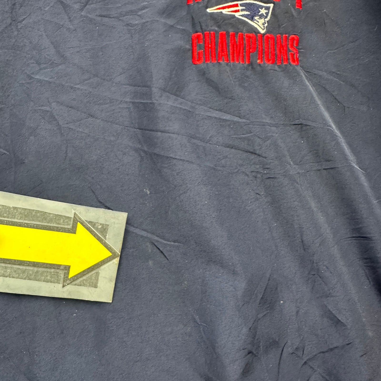 Reebok VTG Reebok New England Patriots Super Bowl XXXVI Windbreaker Size US XL / EU 56 / 4 - 9 Thumbnail