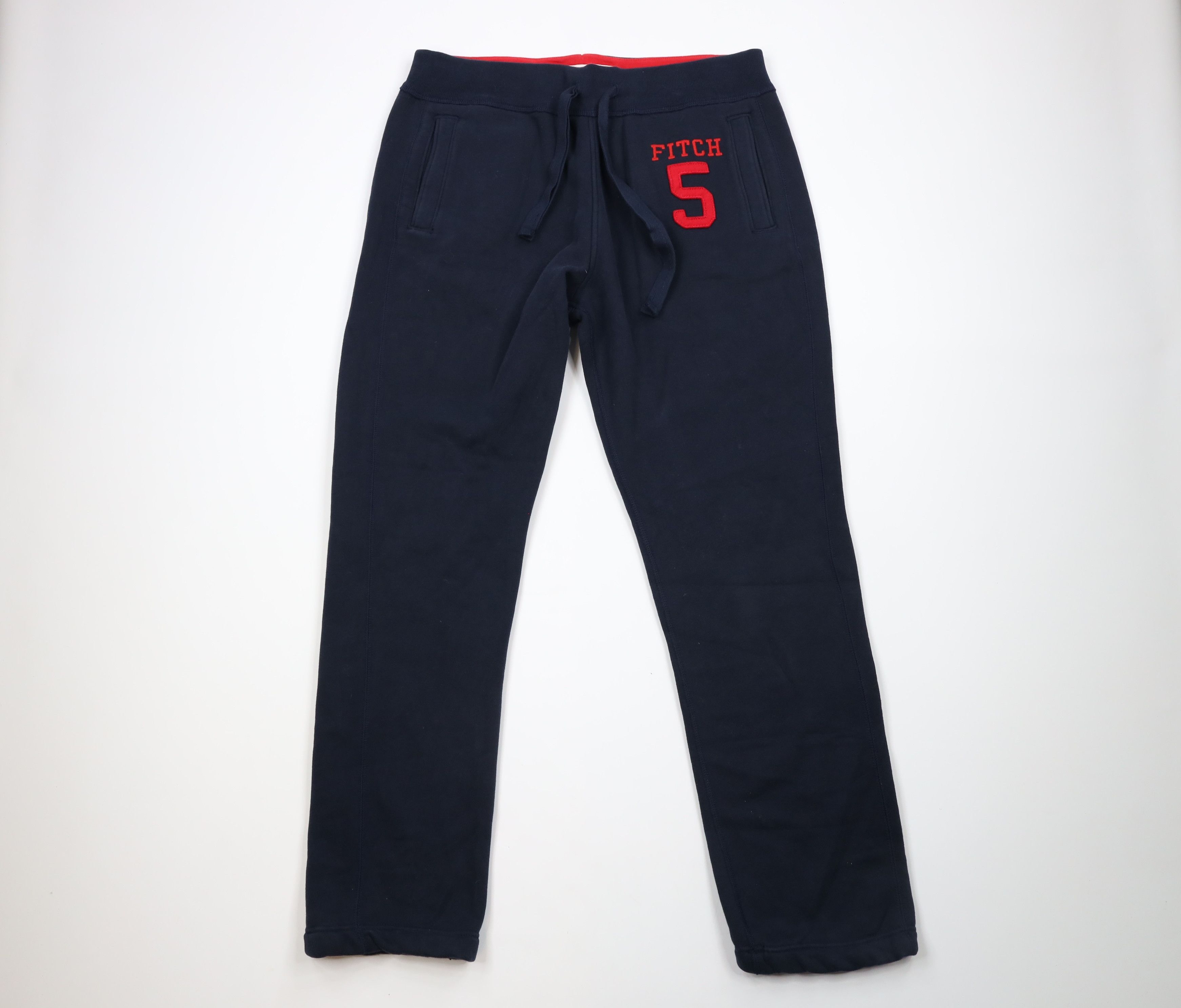 Abercrombie & Fitch × Vintage Vintage Abercrombie & Fitch Out Heavyweight Sweatpants Blue Size US 38 / EU 54 - 1 Thumbnail