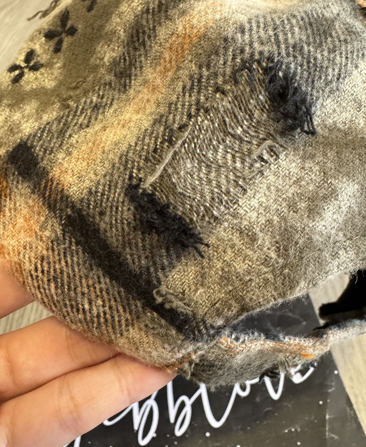 Japanese Brand Streetwear retro punk vintage distressed raw plaid check cap Size ONE SIZE - 3 Thumbnail