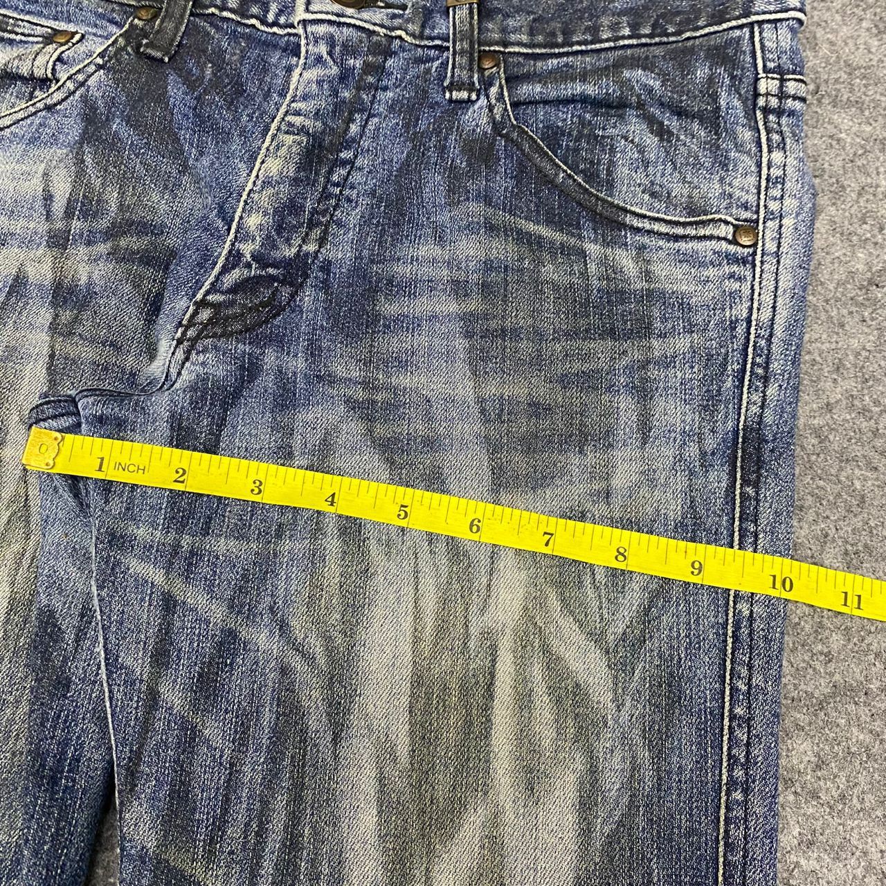 Morgan Homme Vintage Morgan Homme Slim Fit Distressed Denim Size US 31 - 6 Thumbnail