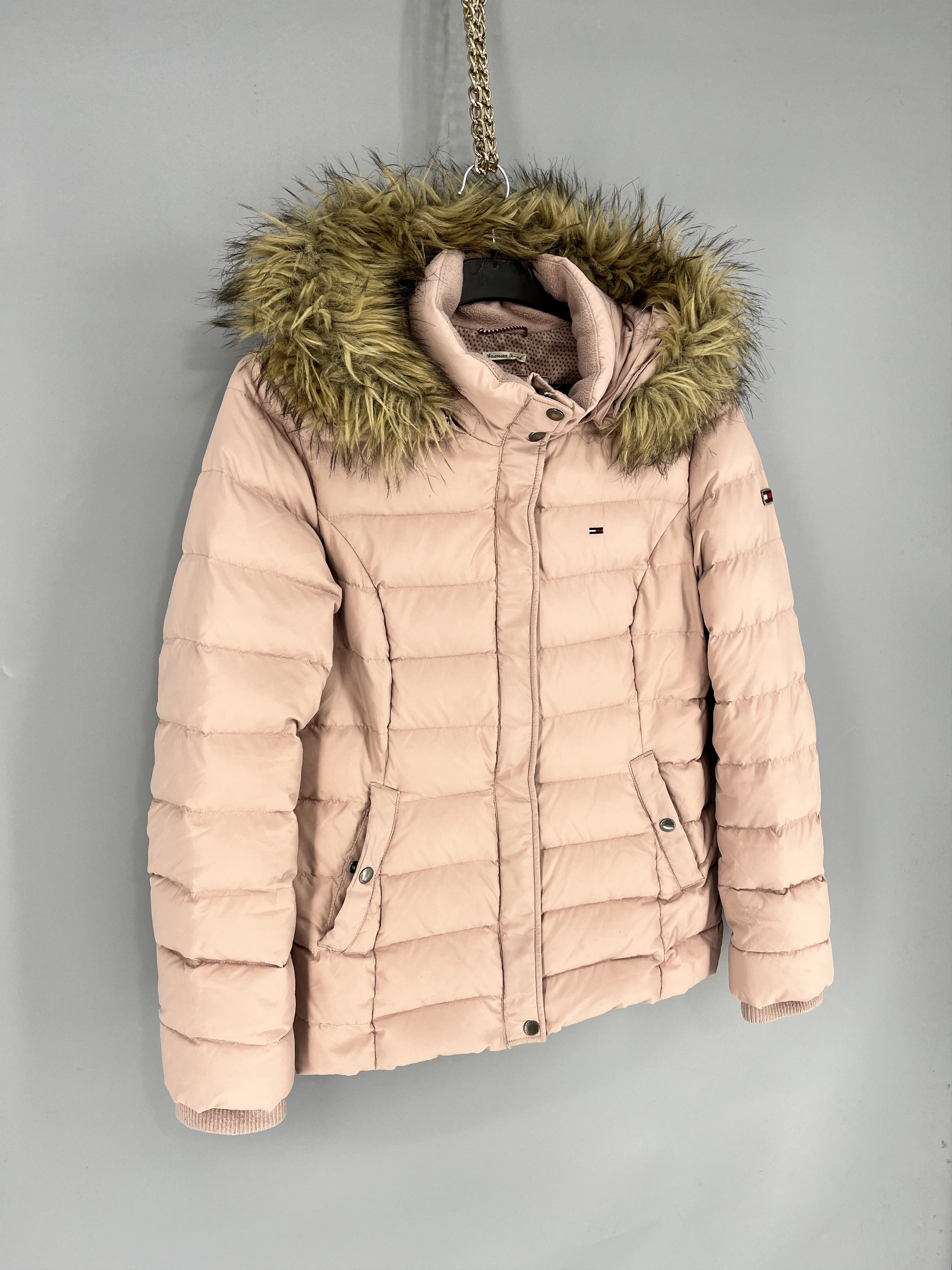 Tommy Hilfiger Coat Tommy Hilfiger Casual Puffer Jacket With Zip Hoodie Y2k Size M / US 6-8 / IT 42-44 - 2 Thumbnail