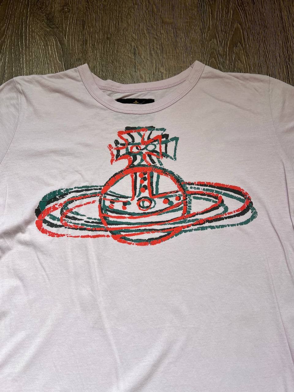 Vintage × Vivienne Westwood Vivienne Westwood Anglomania orb big print logo t shirt Size XS / US 0-2 / IT 36-38 - 3 Thumbnail