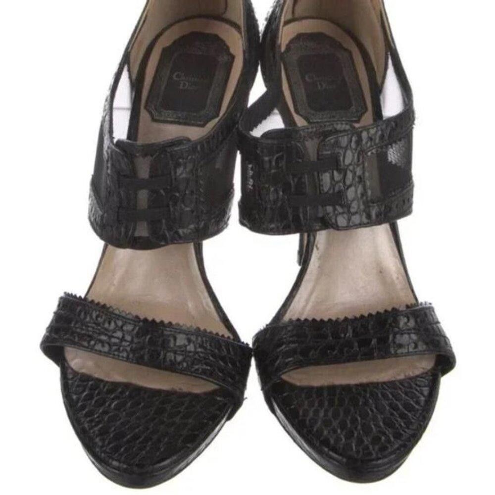 Dior Dior Black Court Heels Size US 8 / IT 38 - 3 Thumbnail