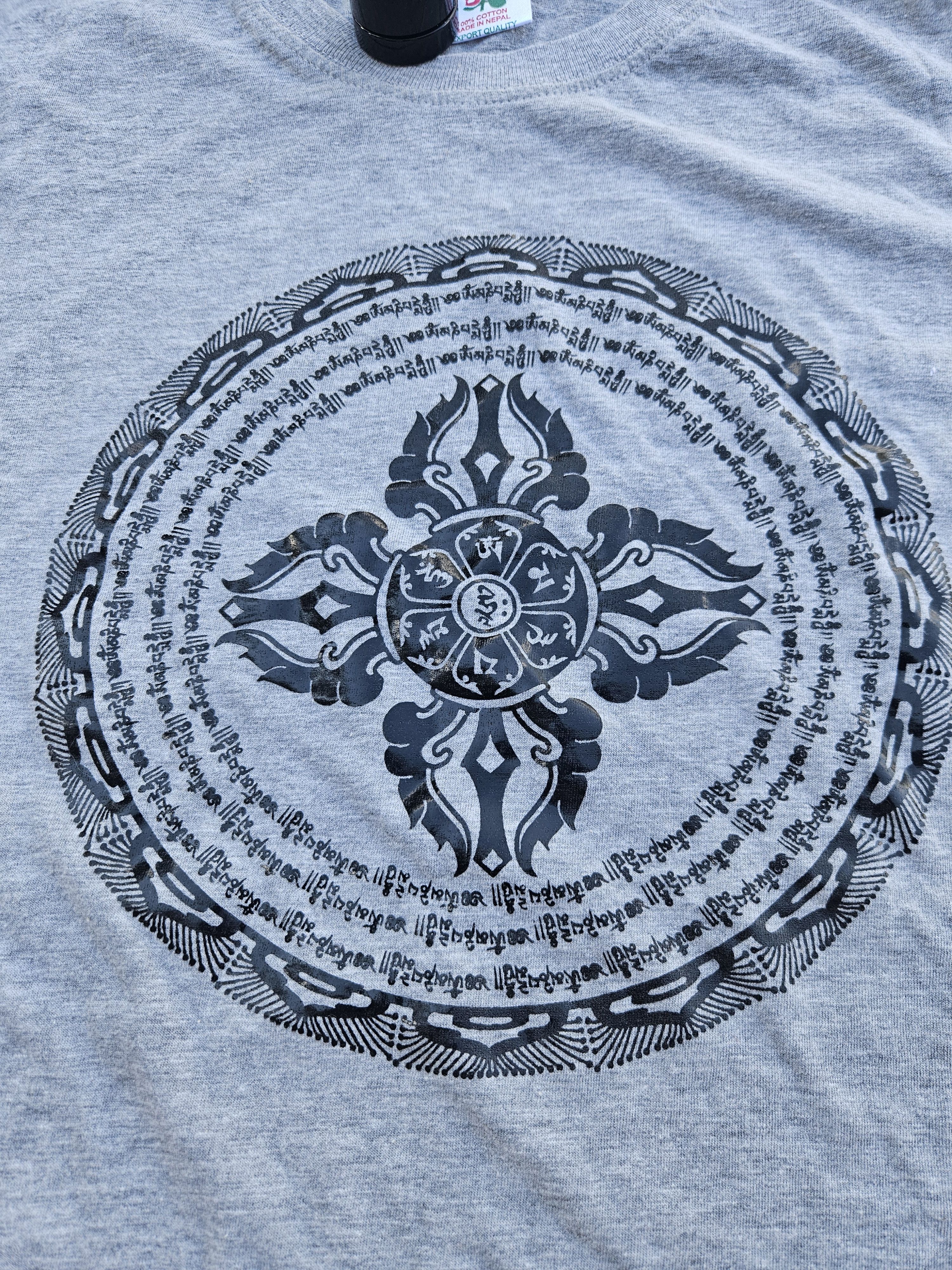 Other Vintage Kapas Spiritual Mandala Graphic Tee Size US L / EU 52-54 / 3 - 2 Thumbnail
