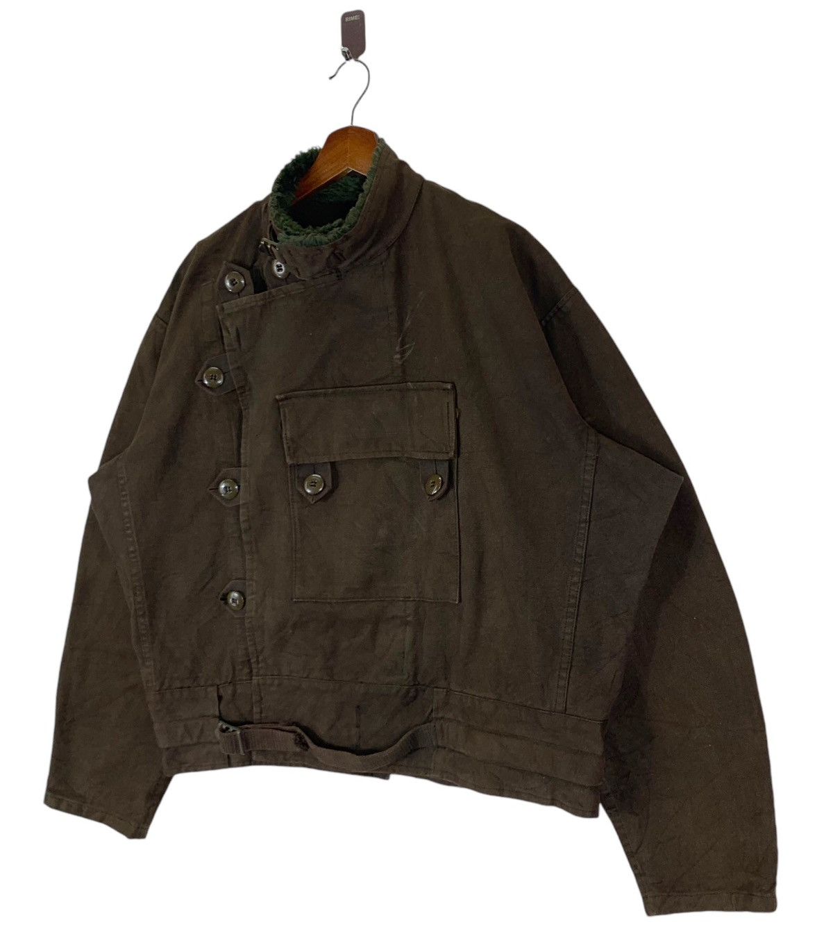 Vintage ⚡️⚡️VINTAGE SWEDISH ARMY MOTORCYCLE BIKERS JACKET C50 Size US L / EU 52-54 / 3 - 4 Thumbnail