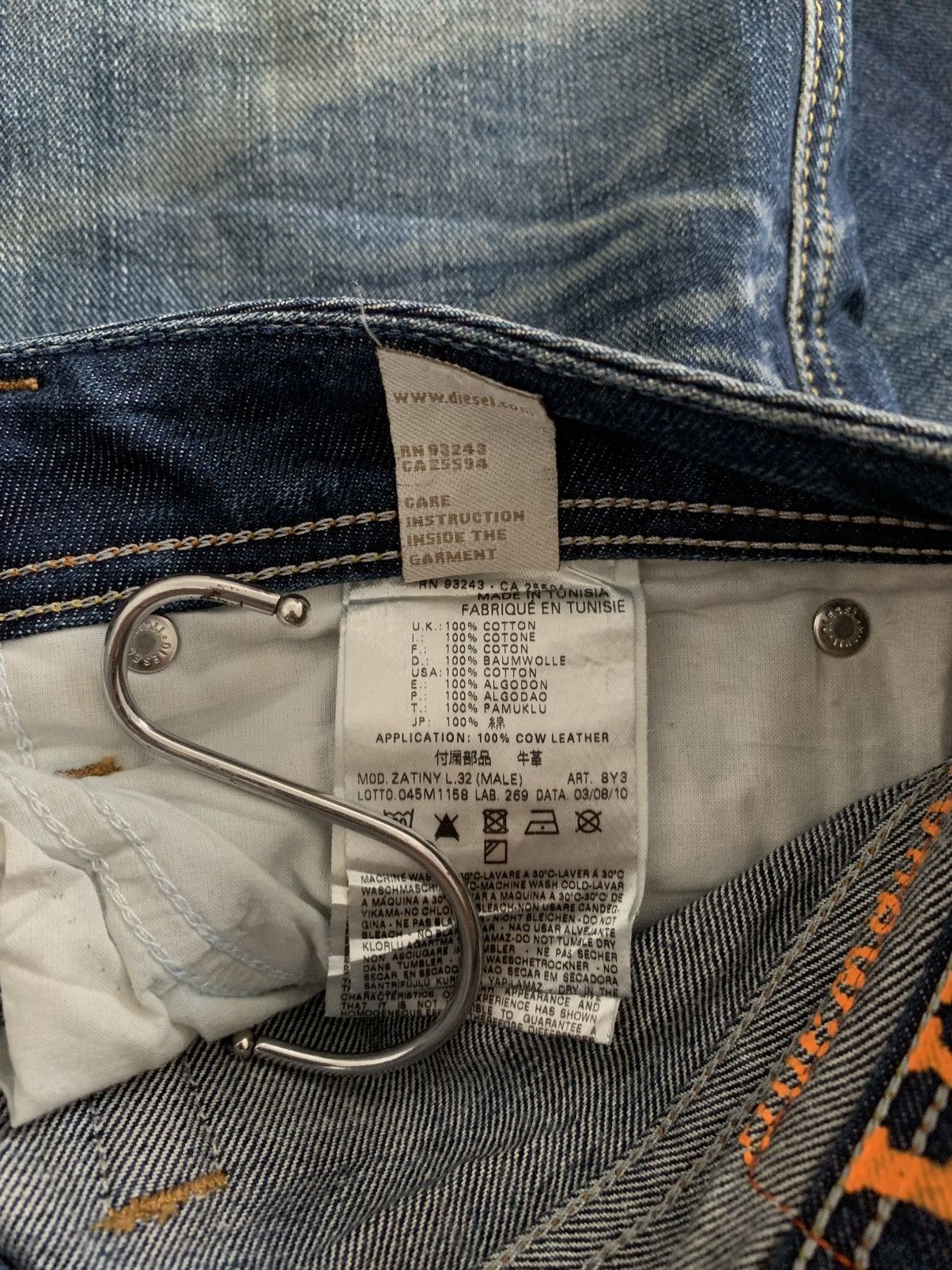 Diesel Diesel Industry DNA Zatiny Reguler Bootcut Jeans Size US 31 - 9 Thumbnail
