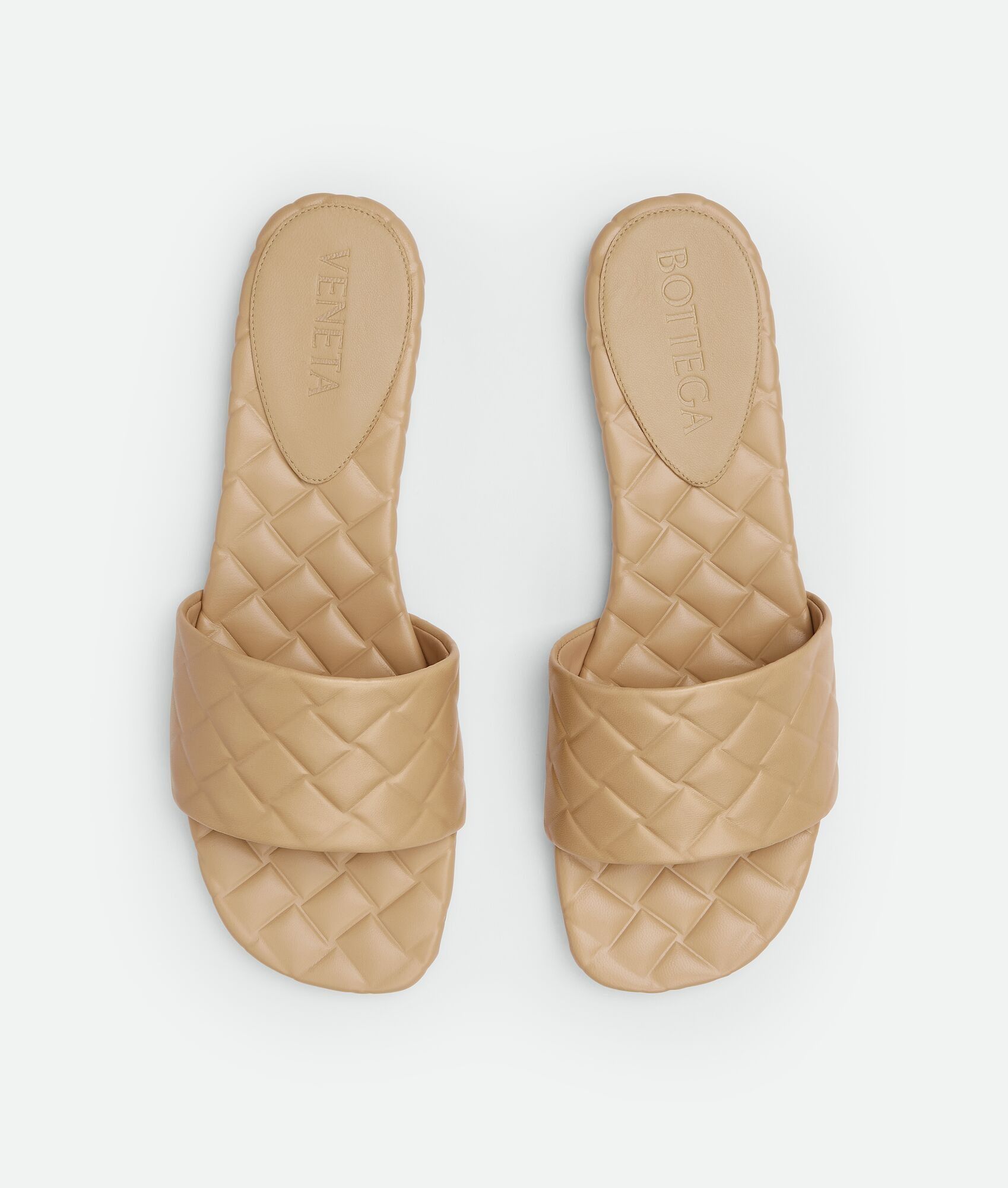 Bottega Veneta o1bcso1str0725 Amy Flat Mules in Cane Sugar Size US 4.5 / IT 34.5 - 4 Thumbnail