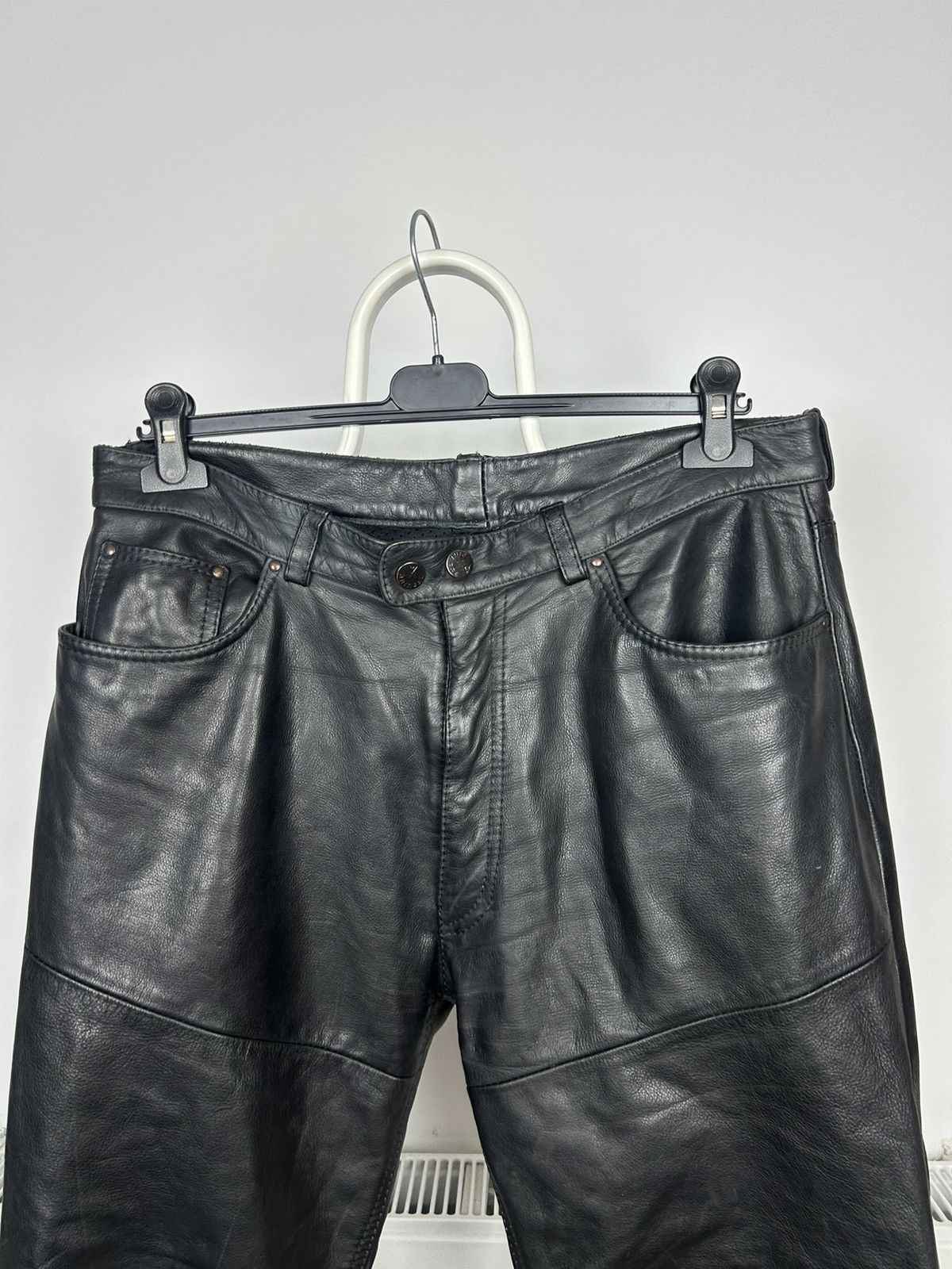 Dainese × Vintage Dainese Racing Leather Pants / Biker Pant Size US 36 / EU 52 - 2 Thumbnail