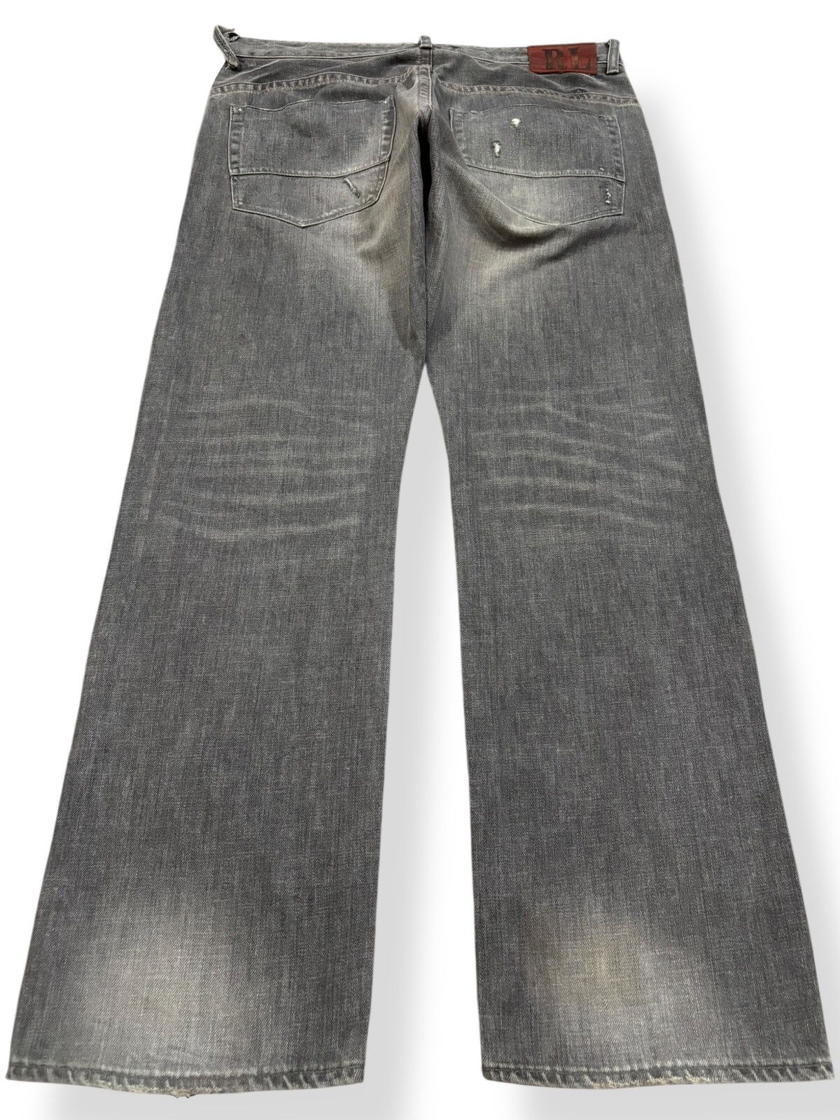 Ralph Lauren Vintage Ralph Lauren RL Faded Classic Fit Distressed Jeans Size US 34 / EU 50 - 2 Thumbnail