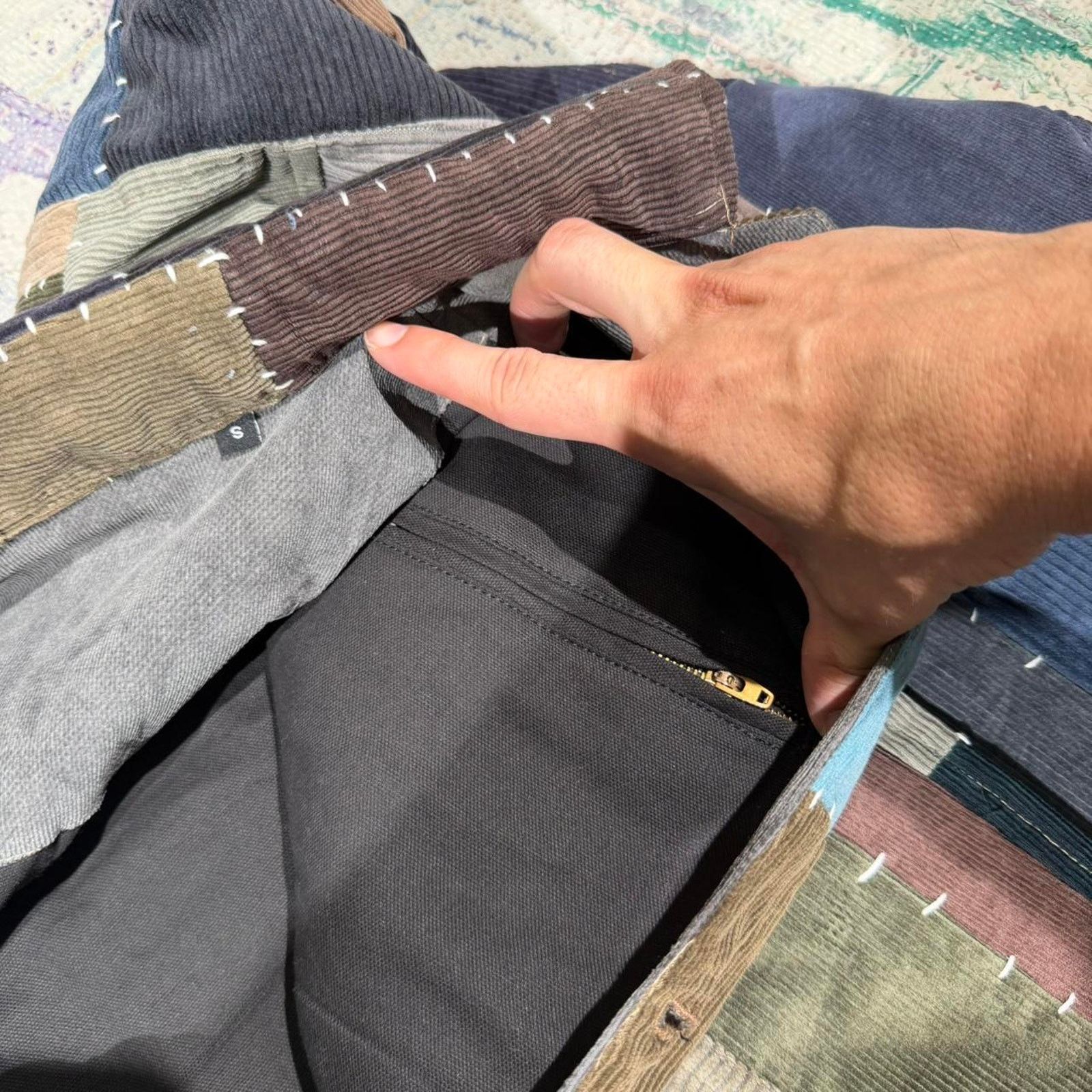 Other Custom patchwork corduroy jacket Small Size US S / EU 44-46 / 1 - 6 Thumbnail