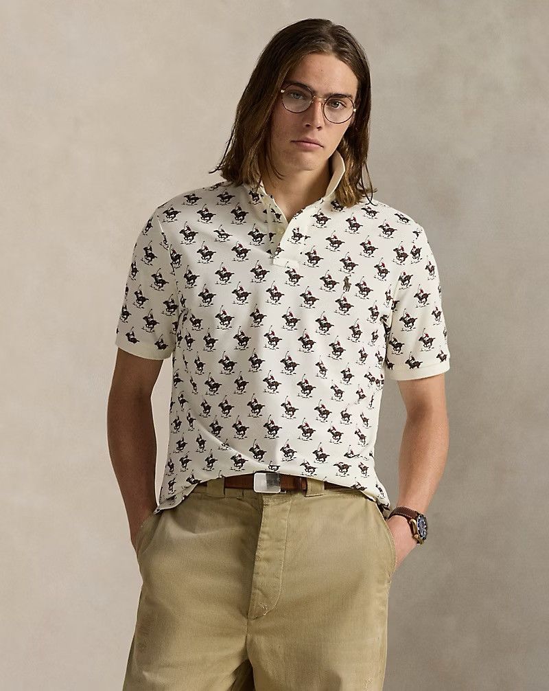 Polo Ralph Lauren Polo Ralph Lauren Classic Fit Equestrian Mesh Polo Shirt XL Size US XL / EU 56 / 4 - 4 Thumbnail