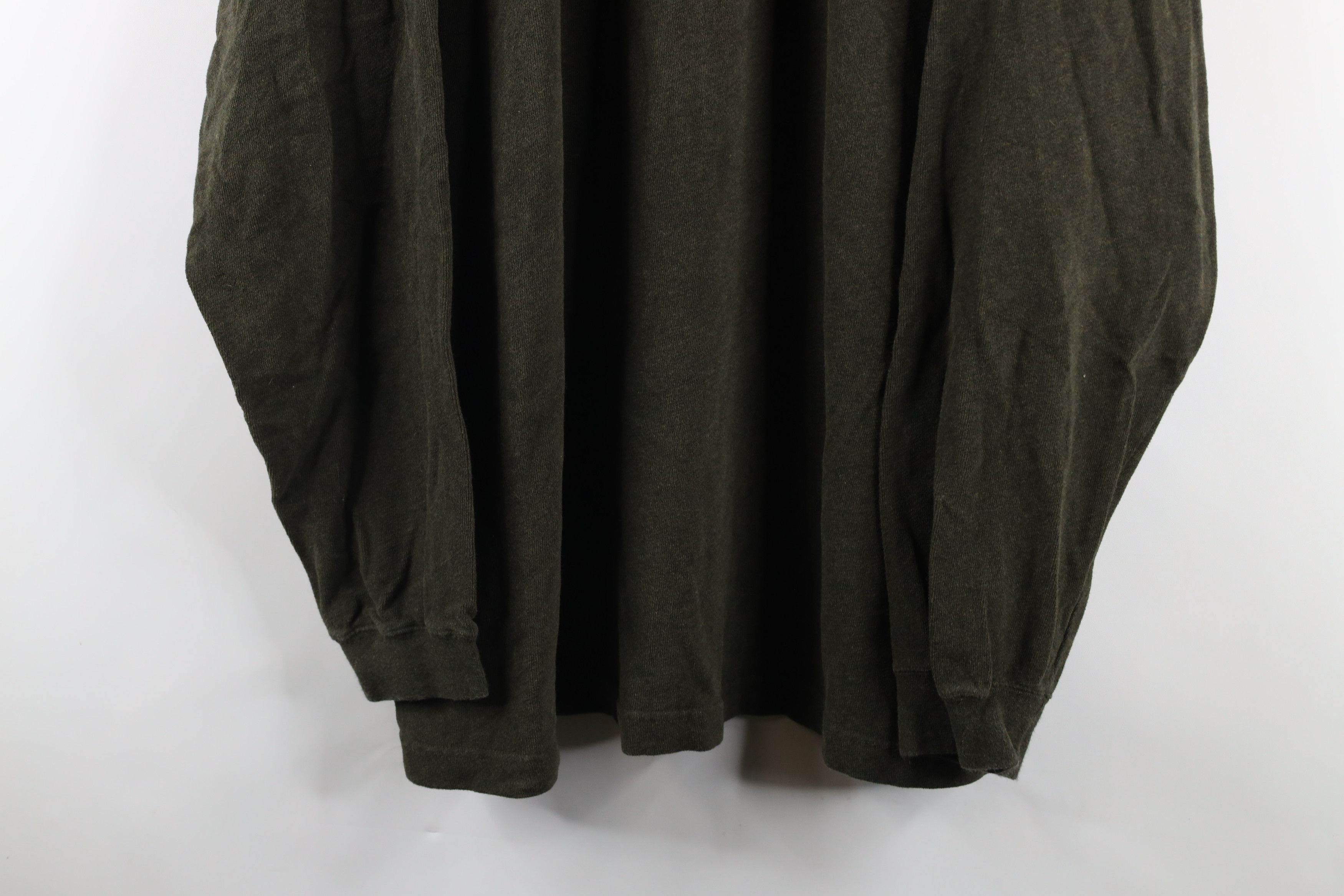 Vintage Vintage 90s Streetwear Long Sleeve Rugby Polo Shirt Green Size US XL / EU 56 / 4 - 3 Thumbnail