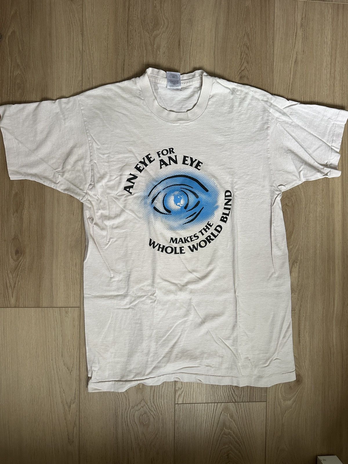 Other ‘Eye for an eye’ vintage single stitch tee Size US L / EU 52-54 / 3 - 2 Thumbnail