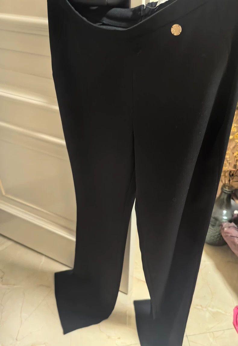 Versace Versace Black slacks trousers Size US 26 / EU 42 - 4 Thumbnail