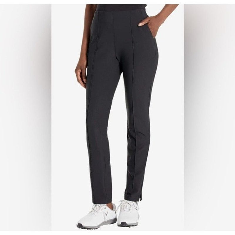 Adidas Adidas Pintuck Slim Pants Womens M Black NWT Size 28" / US 6 / IT 42 - 3 Thumbnail