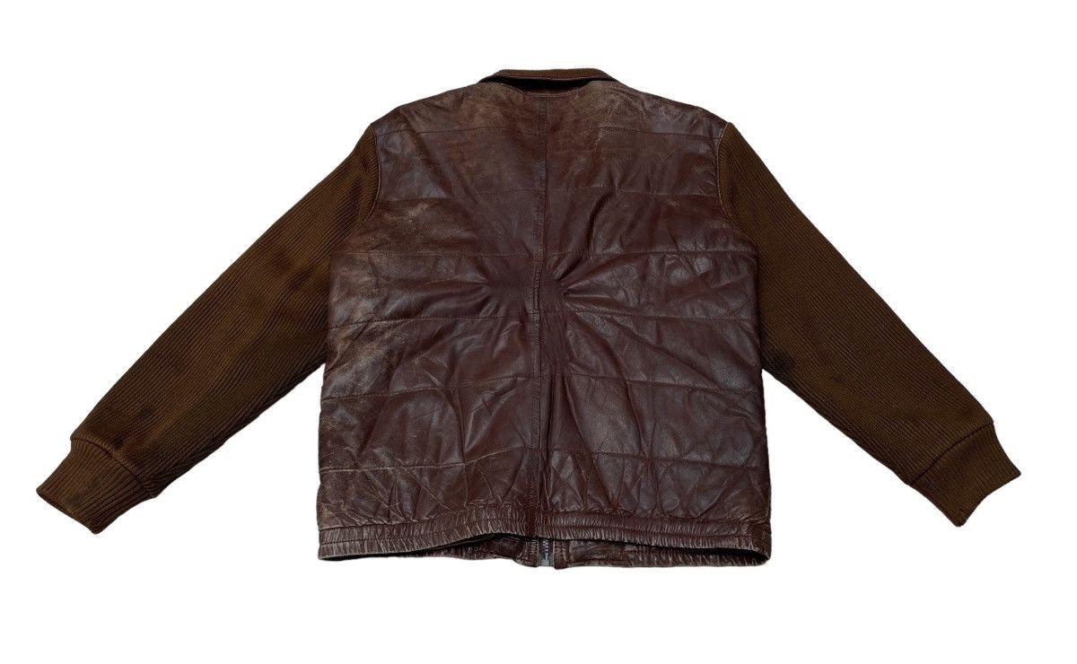 Vintage Vintage Japanese Brand Leather Jacket 1990s Size US M / EU 48-50 / 2 - 2 Thumbnail