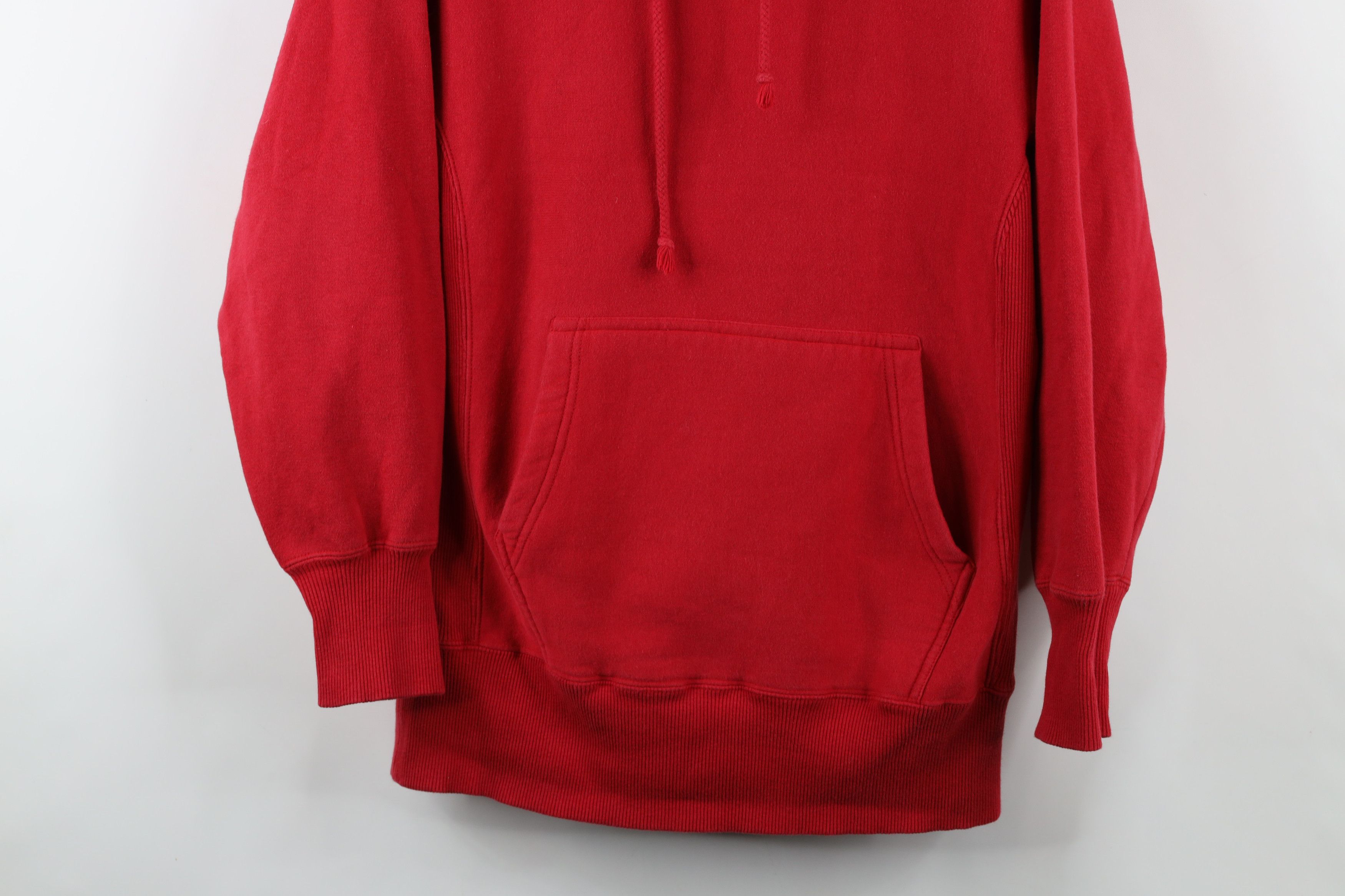 Vintage Vintage Y2K Streetwear Heavyweight Hoodie Sweatshirt Red Size US S / EU 44-46 / 1 - 3 Thumbnail