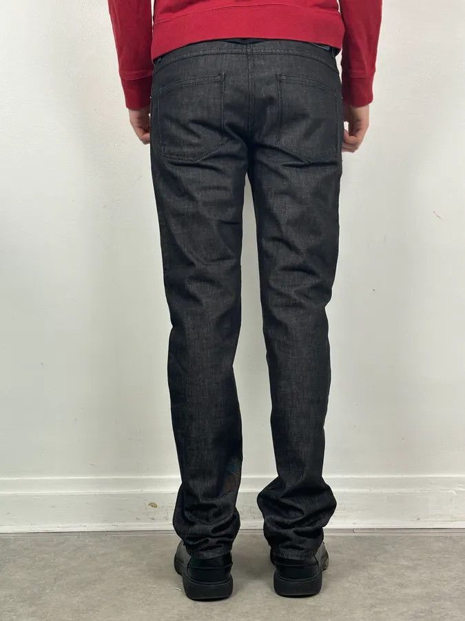 Jil Sander AW2007 Jil Sander Dark Grey Denim Straight Leg Jeans Size US 33 - 4 Thumbnail
